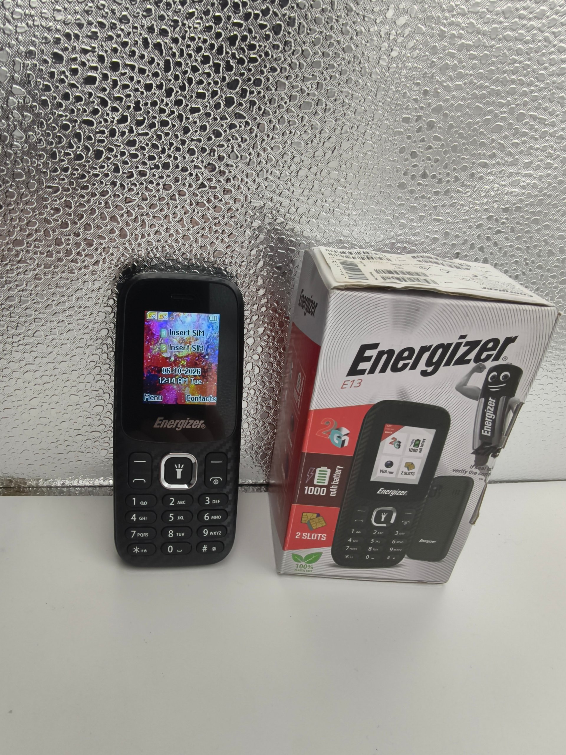 Telefono Energizer Nero Mobile E13 Cellulare 2G Doppia SIM radio FM image 2