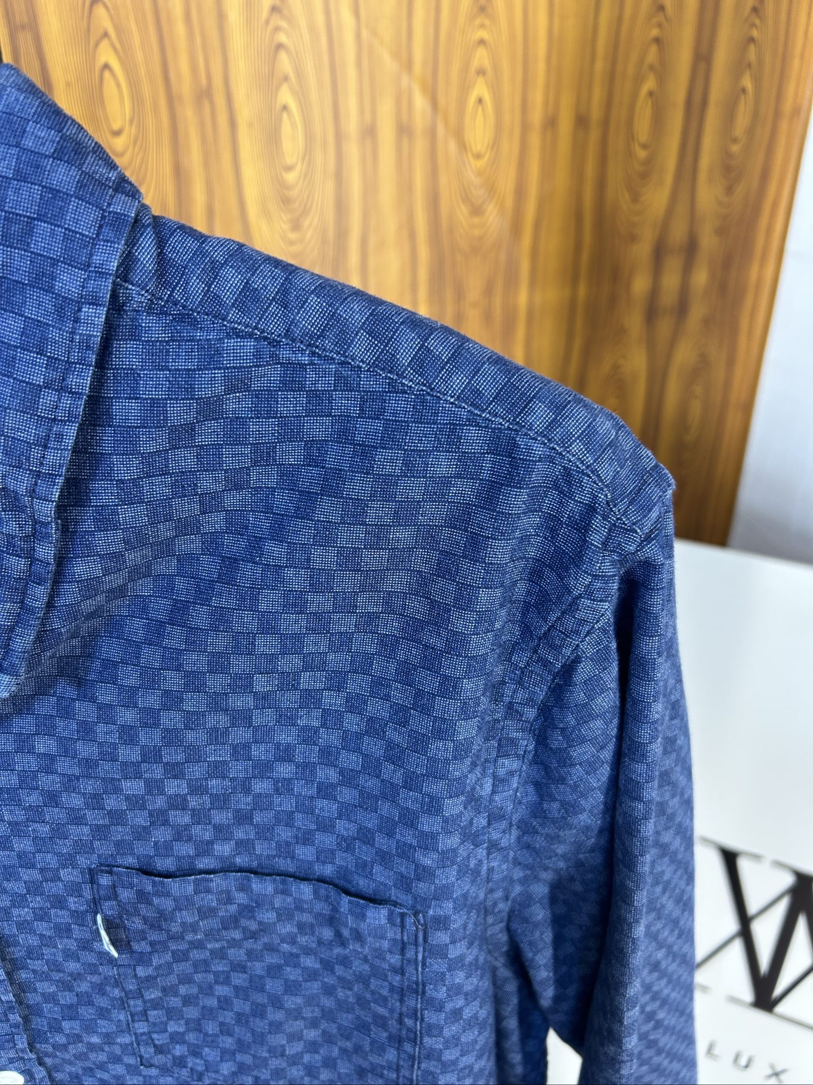 Levi's Uomo Camicia Blu a Quadretti Taglia S Cotone image 9