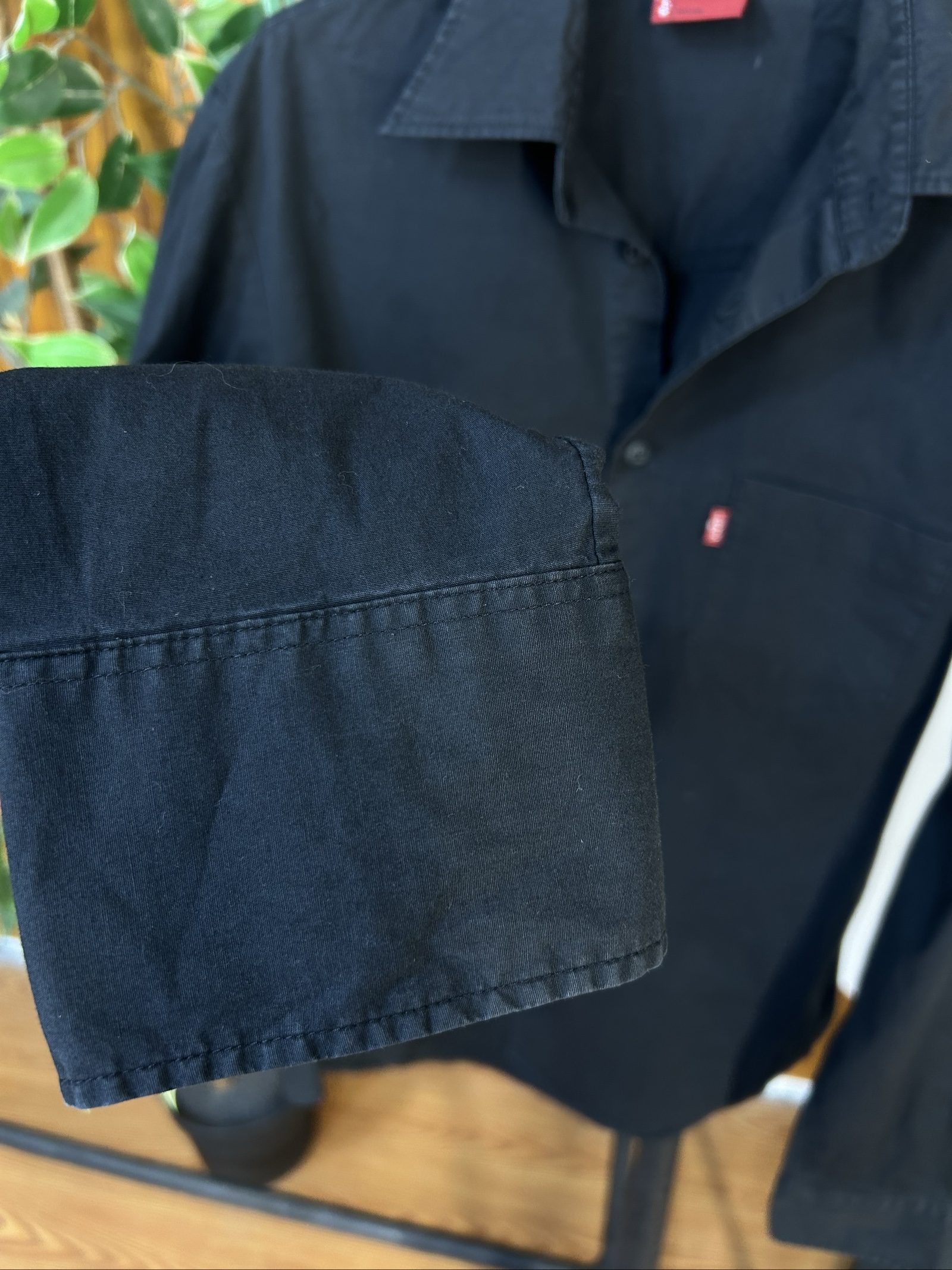 Levi's Red Tab Camicia Nera Uomo Taglia M Classica image 4