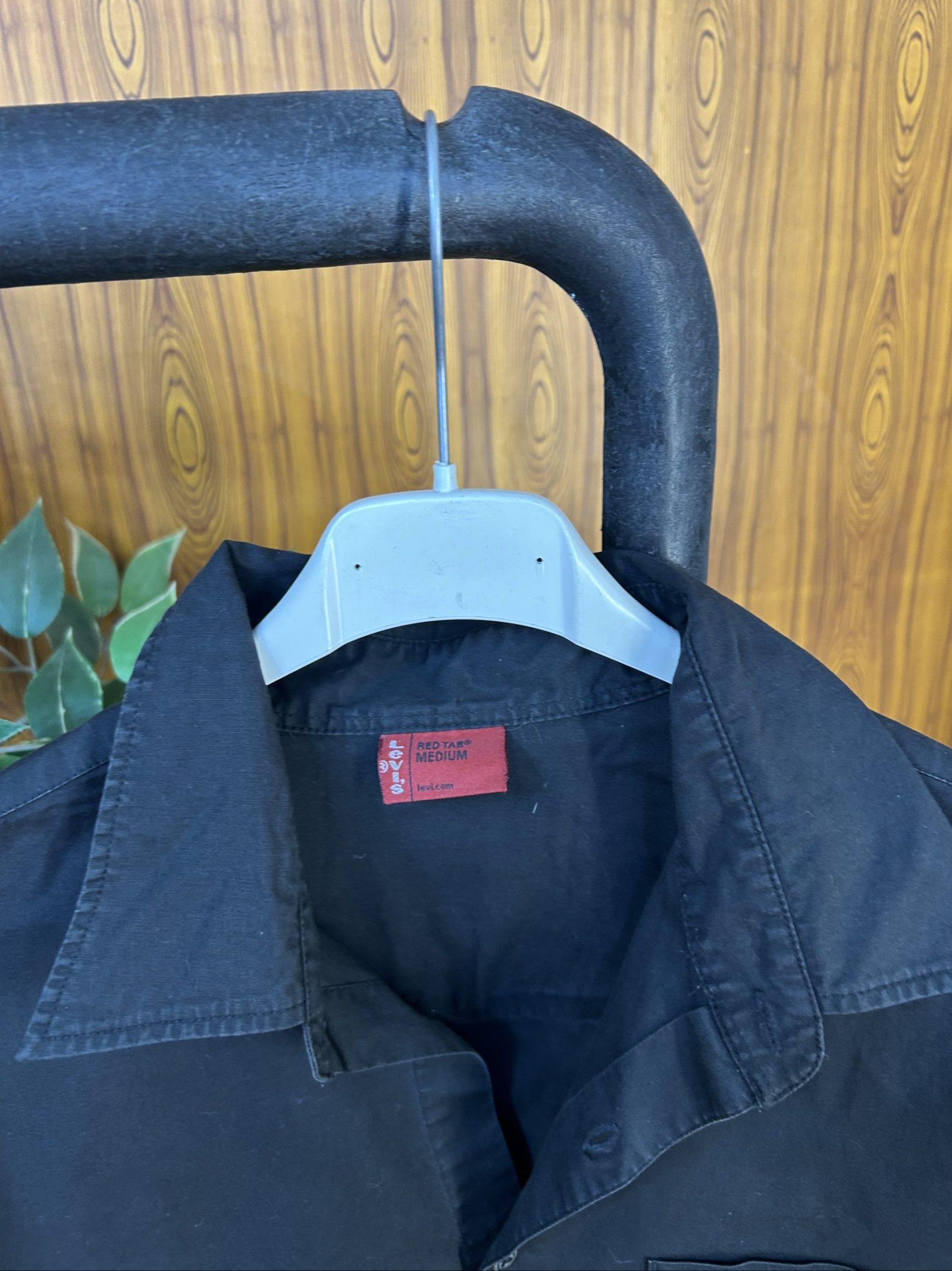 Levi's Red Tab Camicia Nera Uomo Taglia M Classica image 2