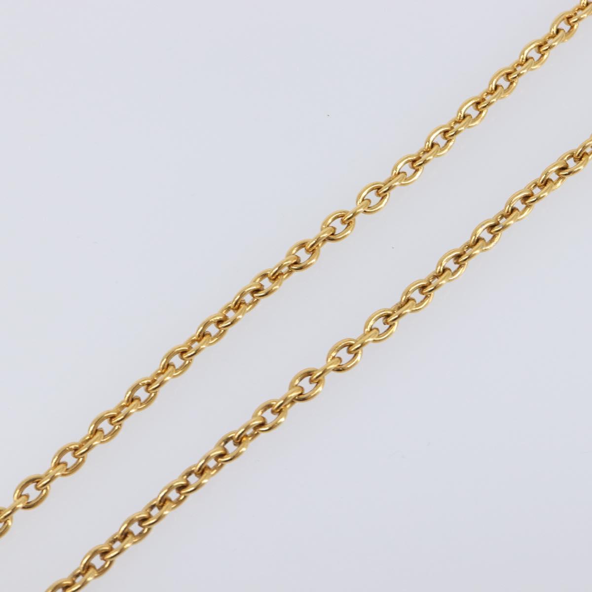 CHANEL Necklace metal Gold CC Auth 205470M image 6