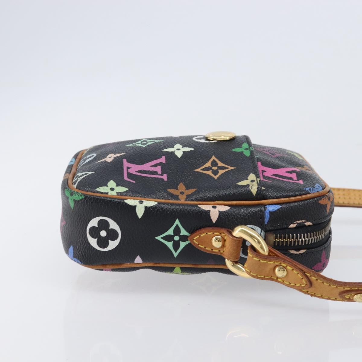 LOUIS VUITTON Monogram Multicolor Lift Shoulder Bag Black M40056 LV Auth BA16206 image 3