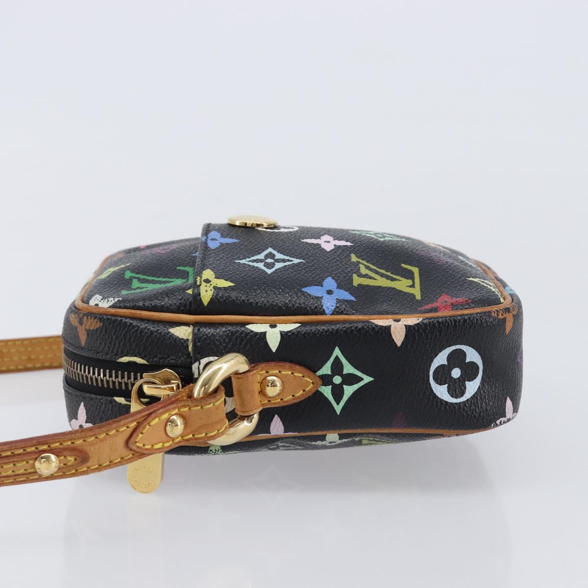 LOUIS VUITTON Monogram Multicolor Lift Shoulder Bag Black M40056 LV Auth BA16206 image 4
