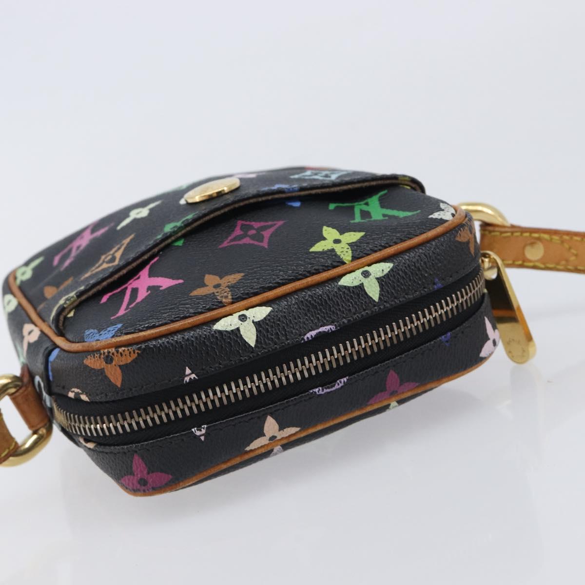 LOUIS VUITTON Monogram Multicolor Lift Shoulder Bag Black M40056 LV Auth BA16206 image 6