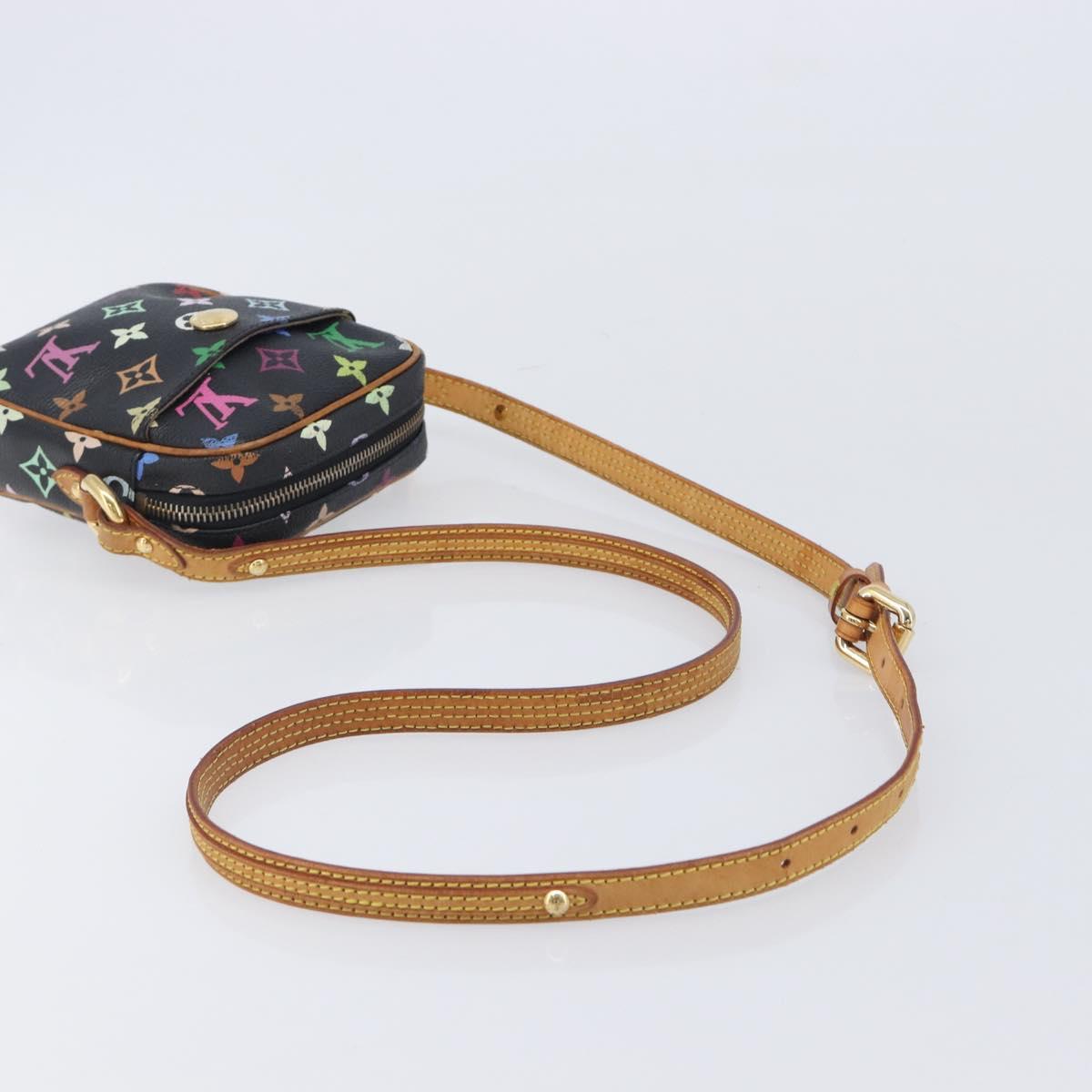 LOUIS VUITTON Monogram Multicolor Lift Shoulder Bag Black M40056 LV Auth BA16206 image 7
