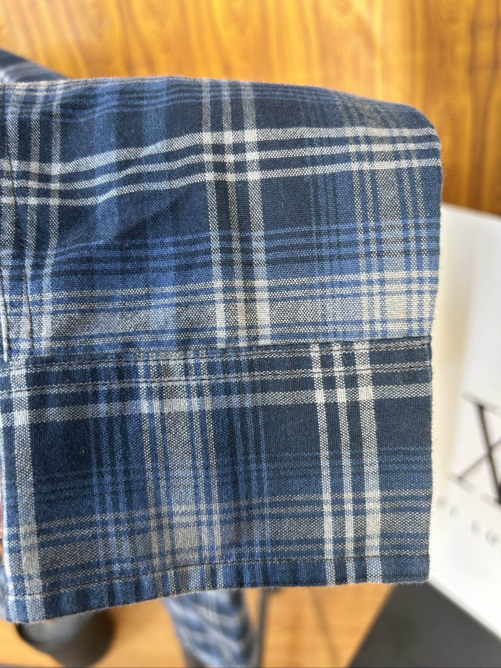 Levi's Uomo Blu e Grigio Camicia a Quadri Taglia S image 6