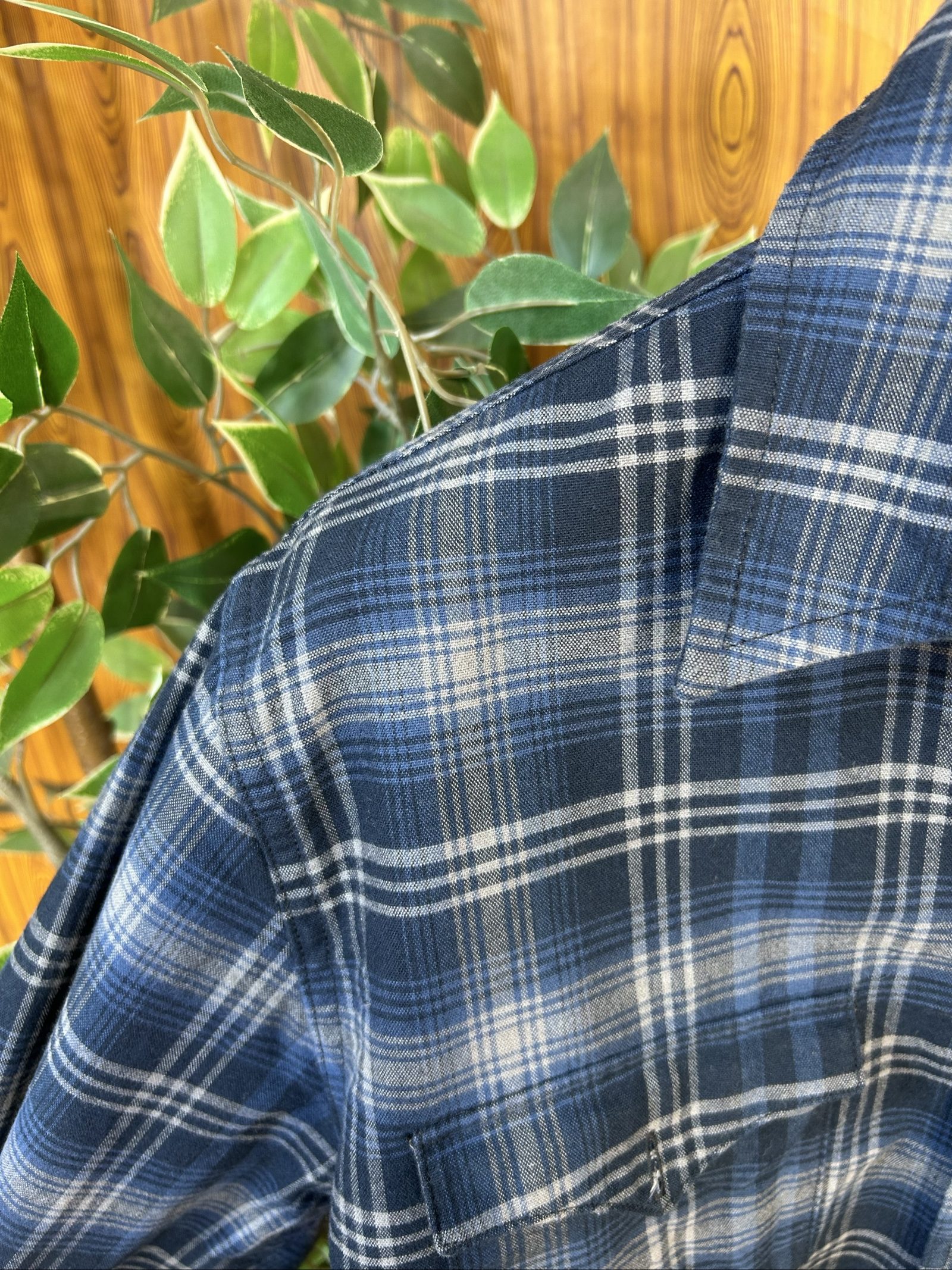Levi's Uomo Blu e Grigio Camicia a Quadri Taglia S image 3