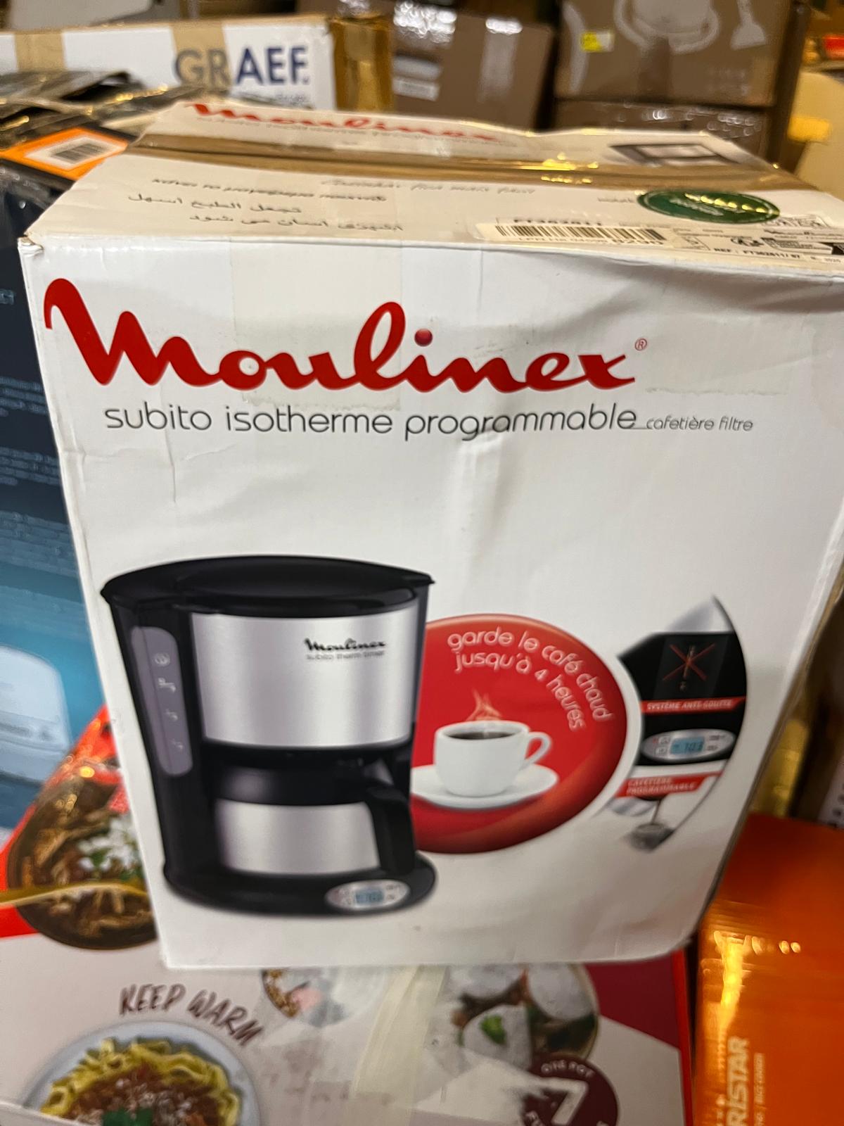 Moulinex Bianco & Nero Macchina per Caffè a Filtro Programmabile