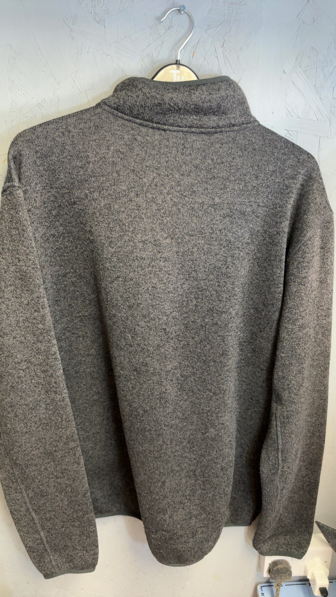 Karrimor Grey Men's Fleece 2XL Half Zip Warm Jacket excellent condition image 3