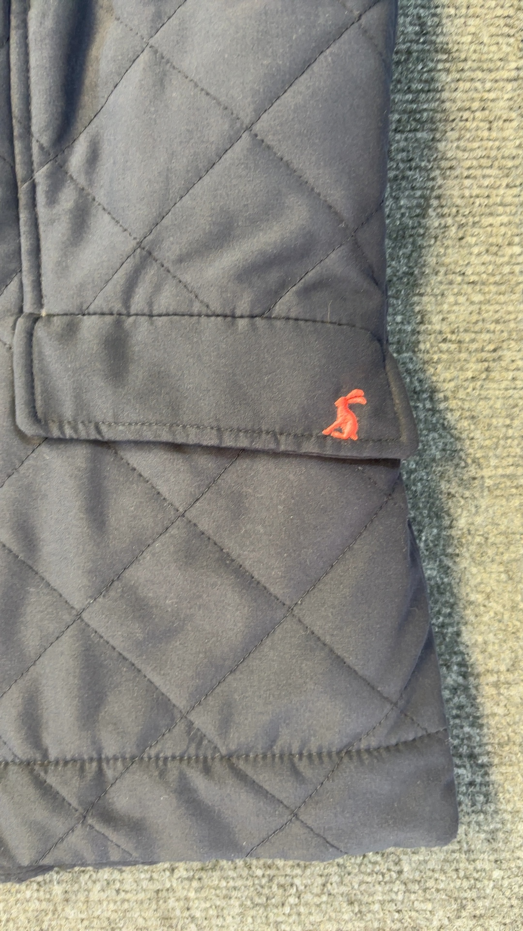 Joules Women's Navy Quilted Fleece-Lined Gilet UK 12 excellent condition image 7