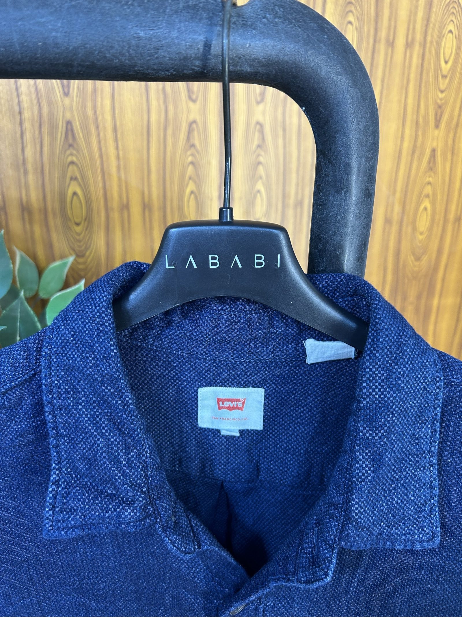 Levi's Blu Camicia Uomo L Tasca Bottoni image 2