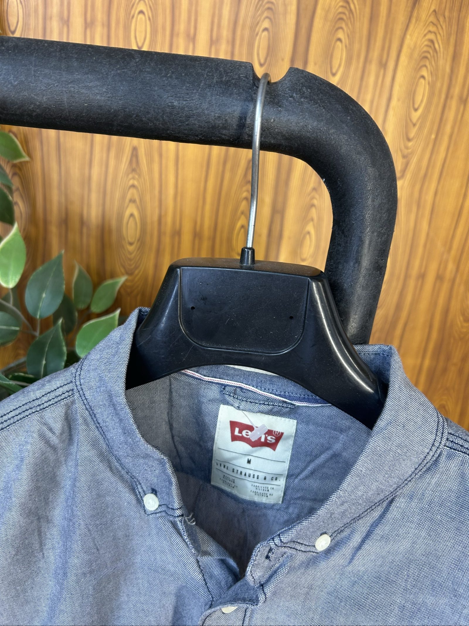 Levi's Uomo Camicia Grigia M Cotone Button-down image 2