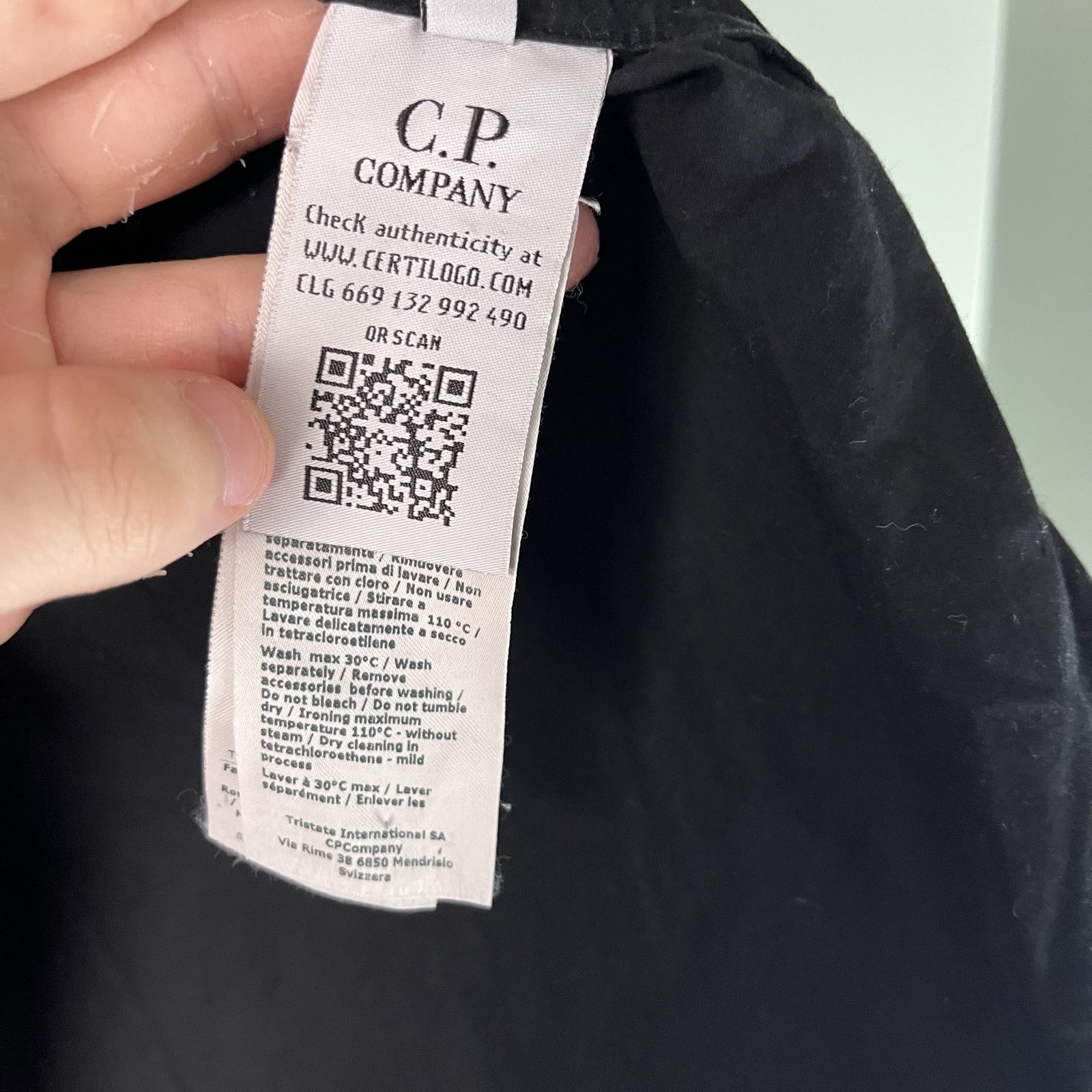 C.P. Company Men Black Zip Front Overshirt image 5