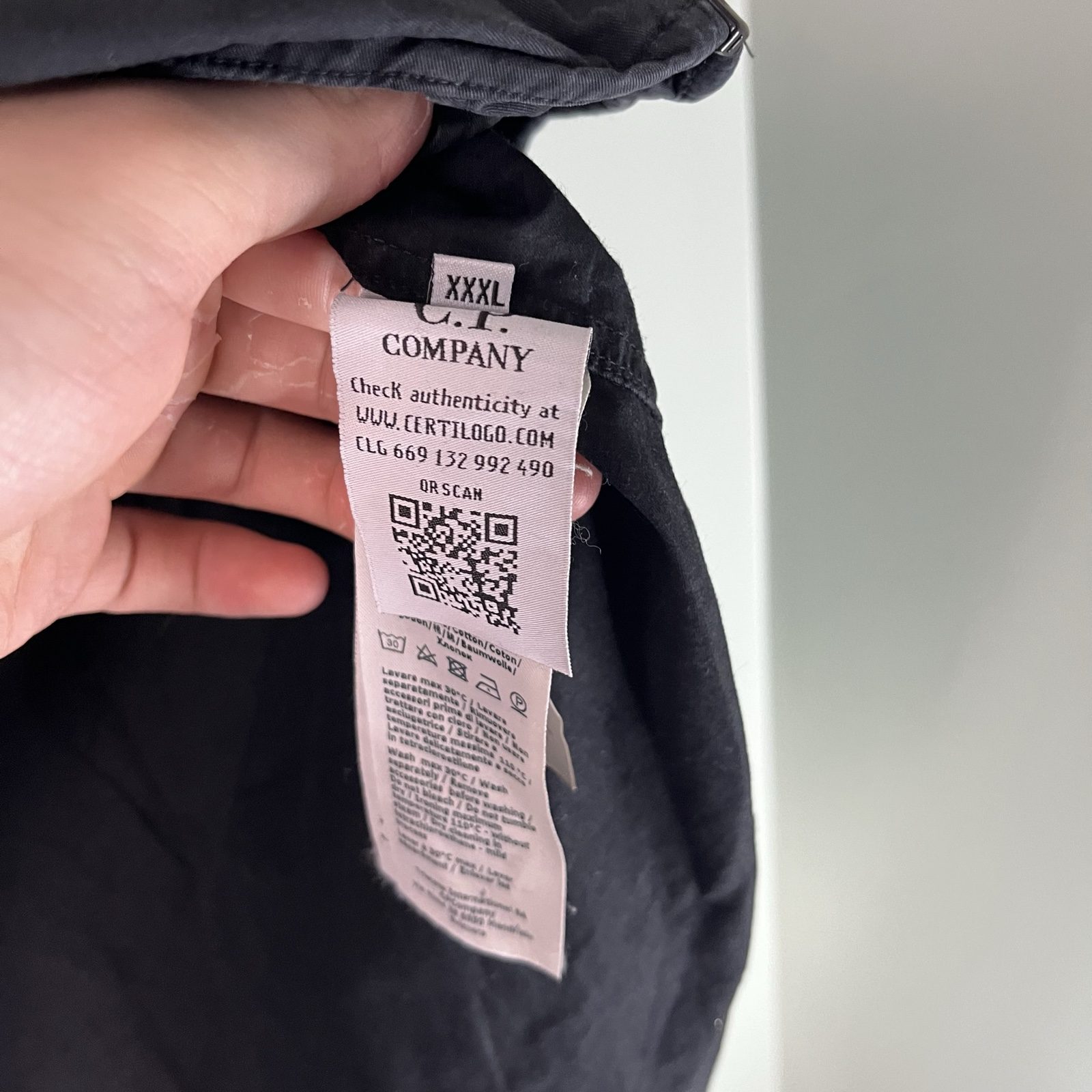 C.P. Company Men Black Zip Front Overshirt image 6