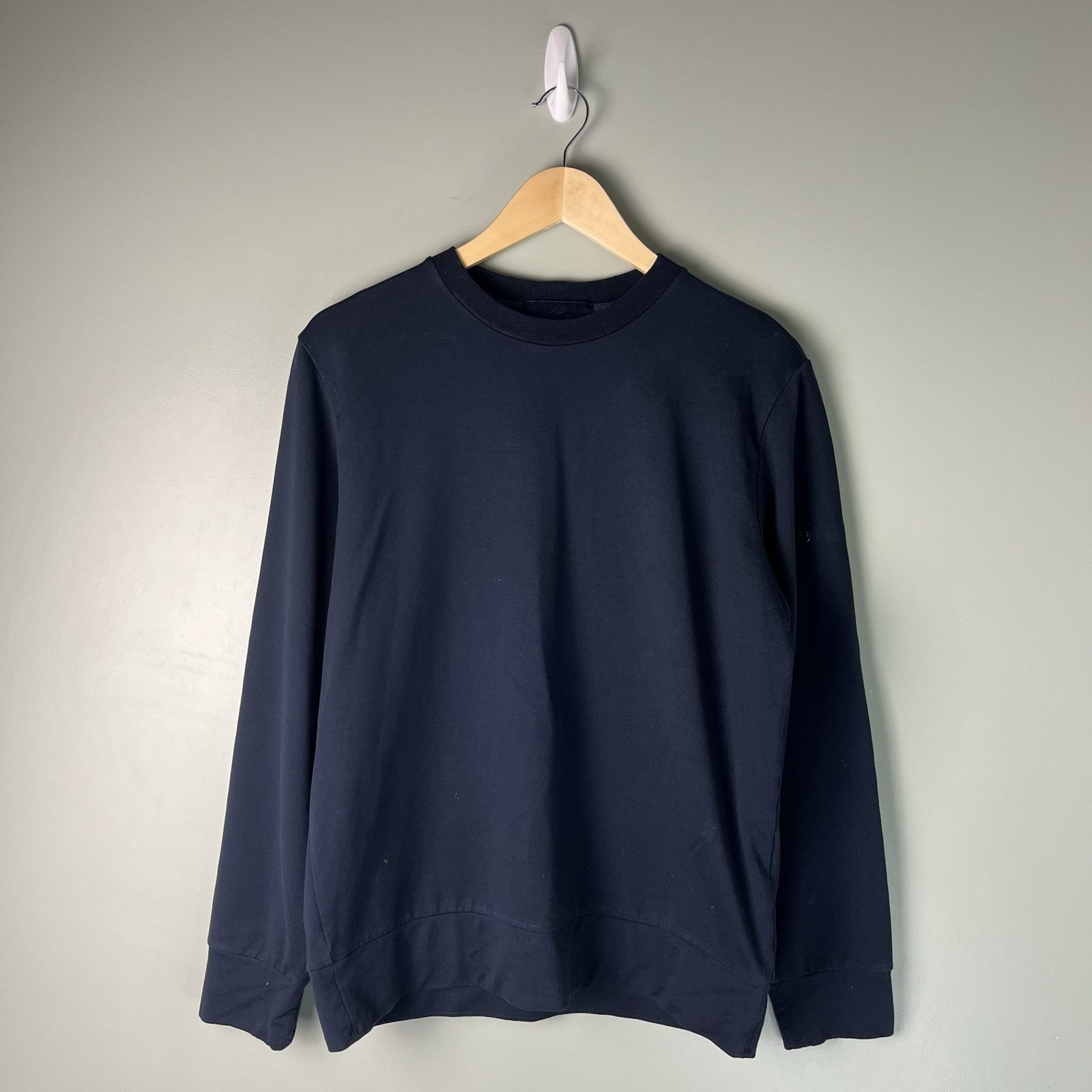 Stone Island Navy Blue Cotton Ghost Sweatshirt