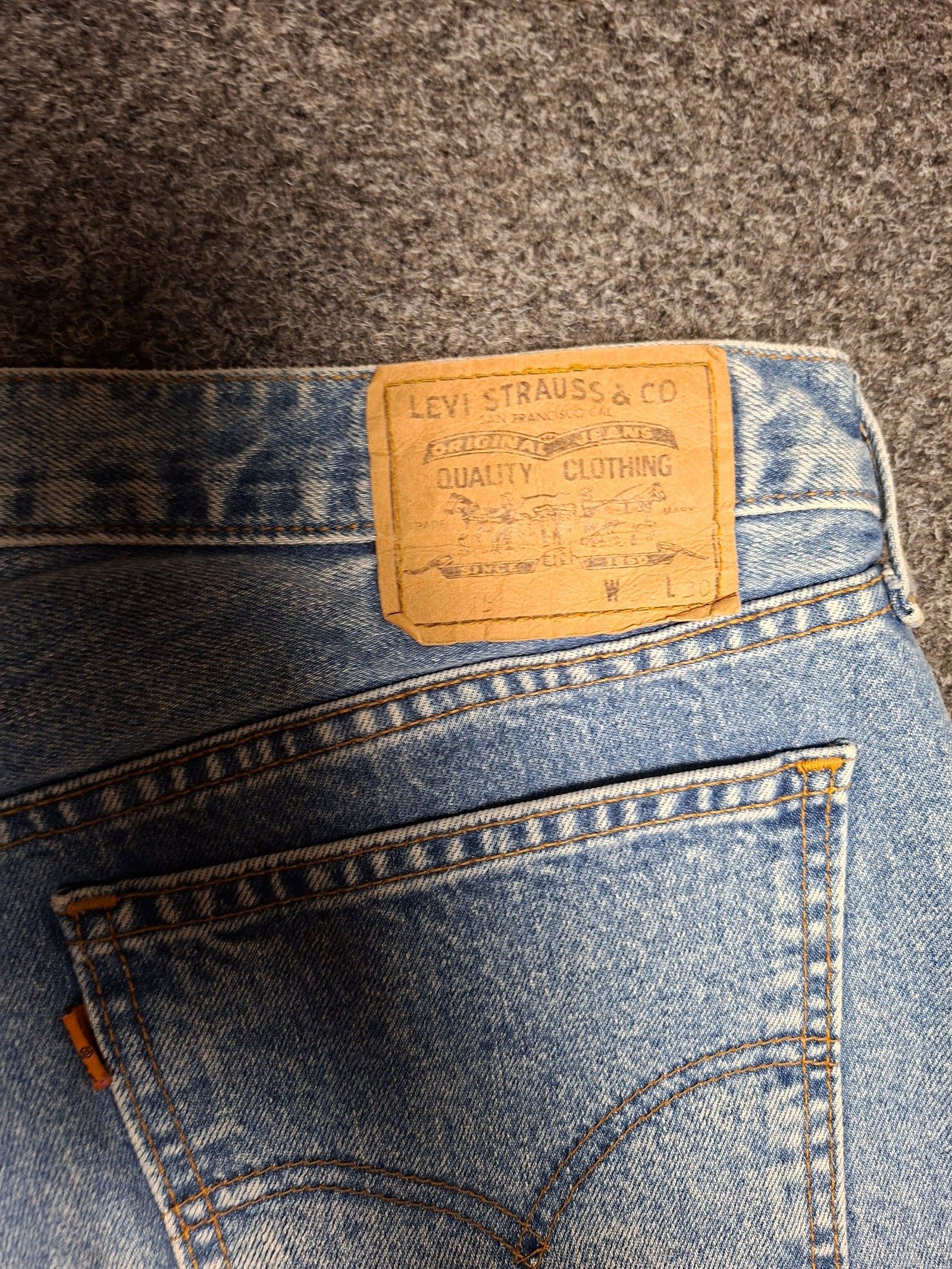 Levi's Herren Vintage Blue Jeans W32 L30 Casualstyle image 3