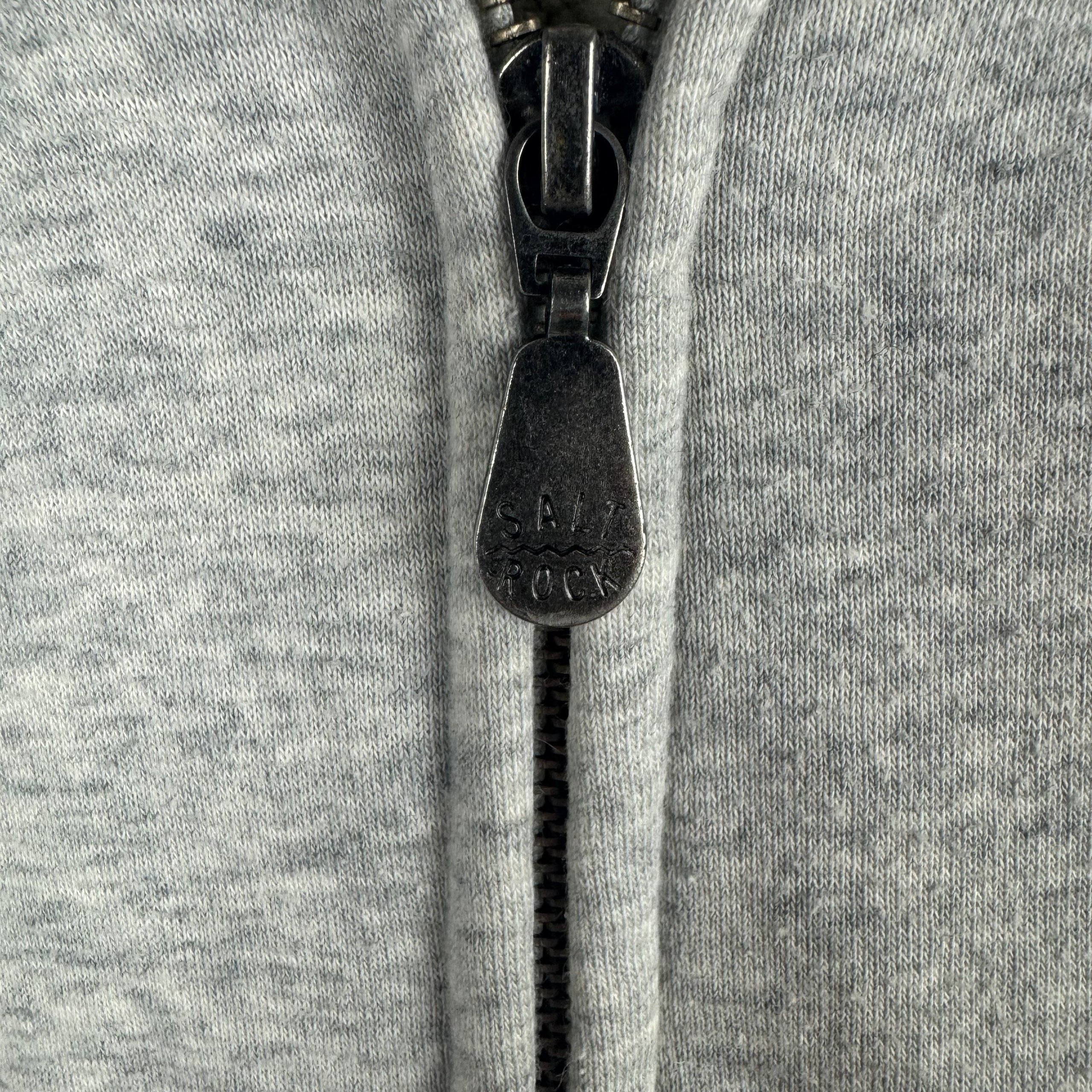 Saltrock Grey & Pink Dip Dye Zip Hoodie Women’s (Size 8) image 5