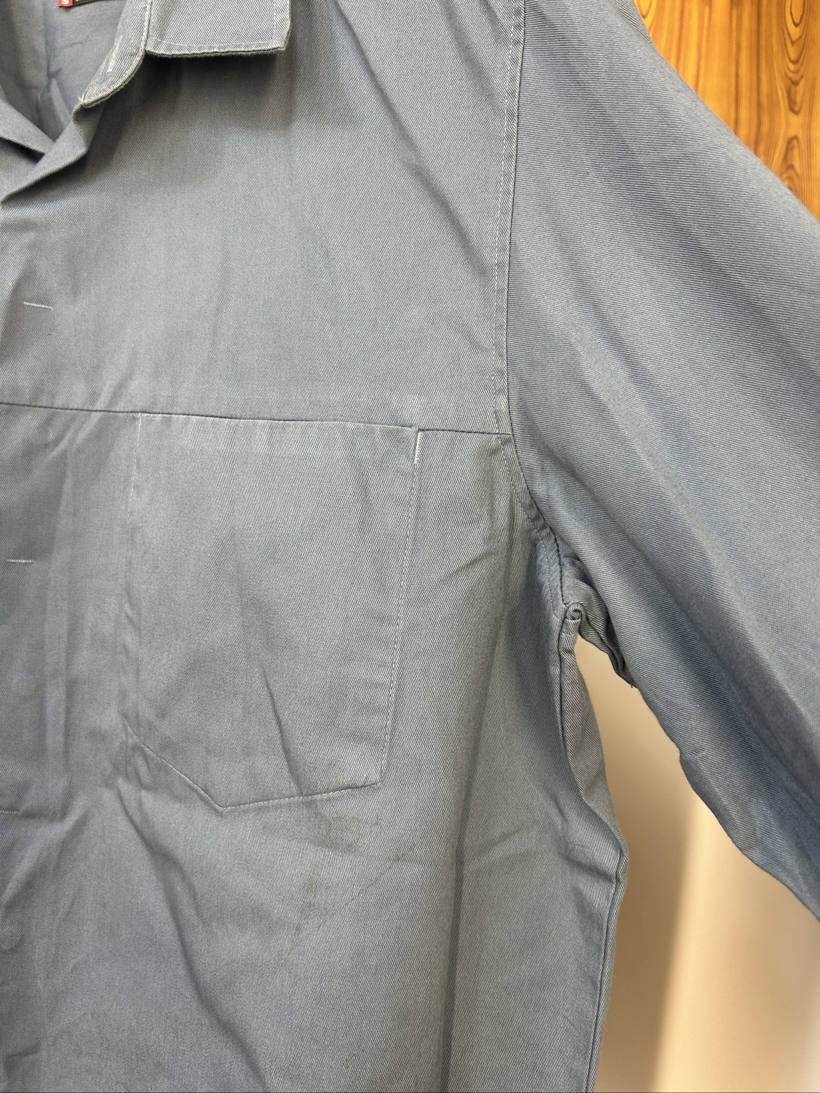 Levi's Men's Large Cotton Blue Work Shirt image 3