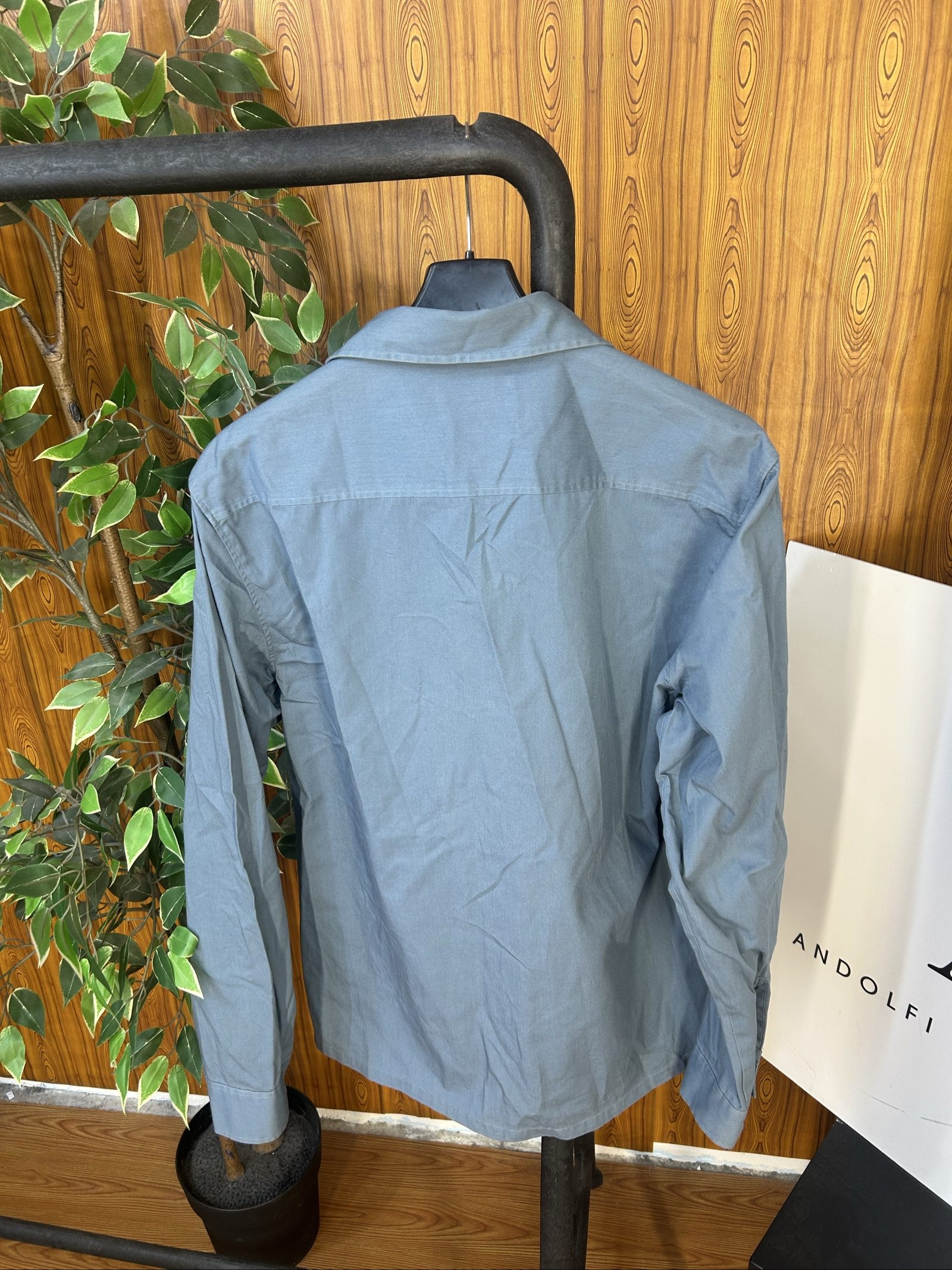 Levi's Men's Large Cotton Blue Work Shirt image 5