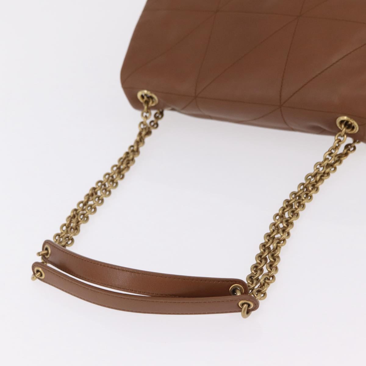 Saint Laurent Jamie Small Chain Shoulder Bag Leather Brown 763475 Auth ka6466SAM image 7
