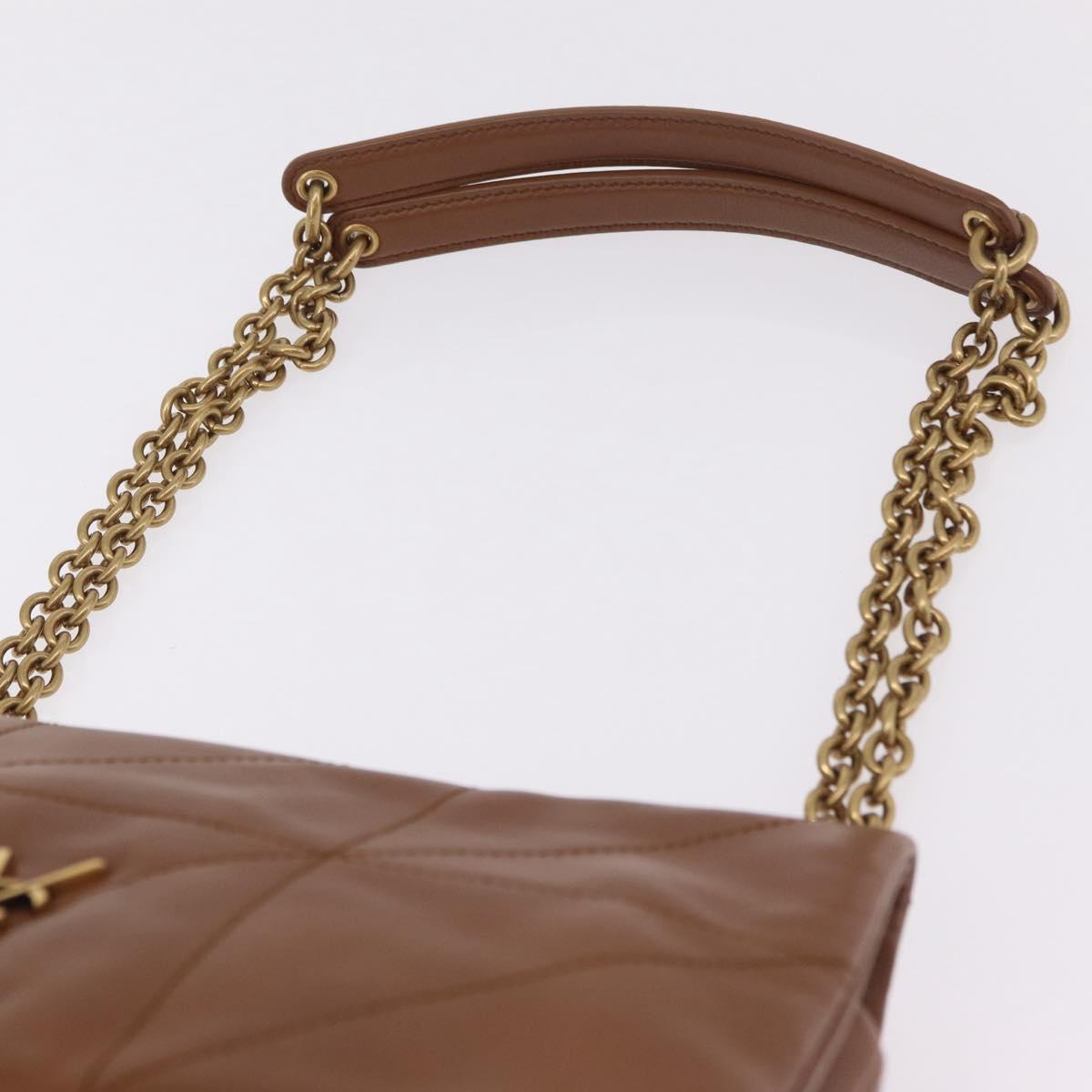 Saint Laurent Jamie Small Chain Shoulder Bag Leather Brown 763475 Auth ka6466SAM image 8