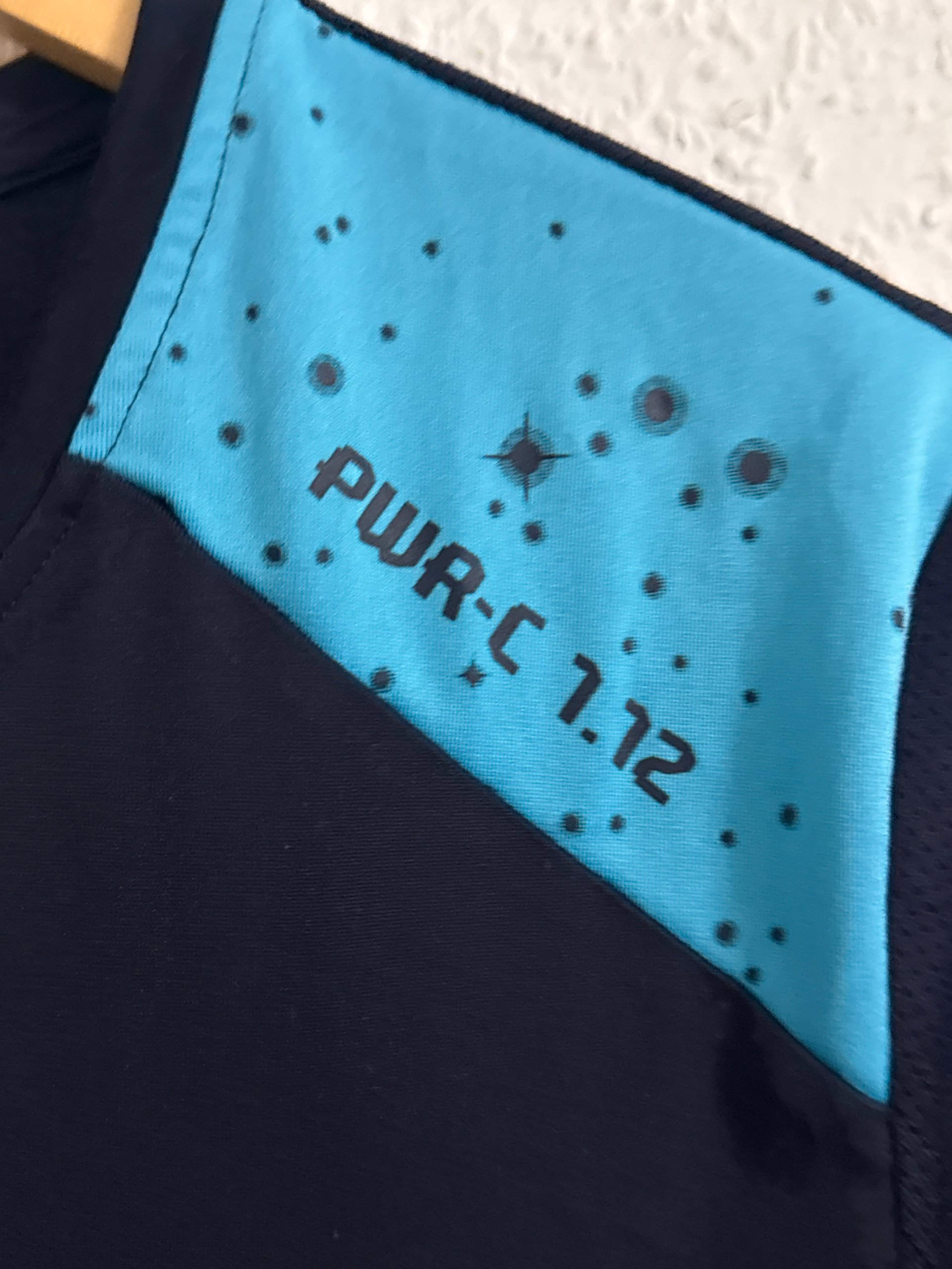 Puma Navy & Turquoise Men's Athletic T-Shirt Medium image 5
