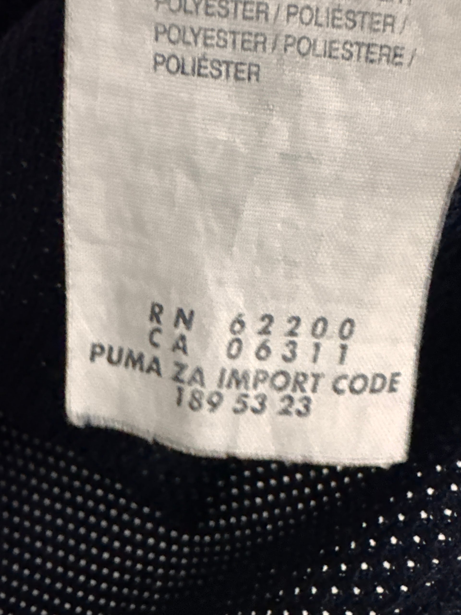 Puma Navy & Turquoise Men's Athletic T-Shirt Medium image 8