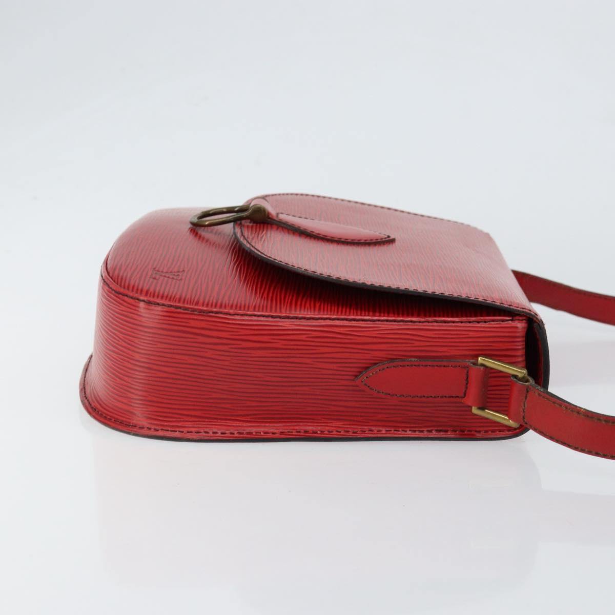 LOUIS VUITTON Epi Saint Cloud GM Shoulder Bag Red M52197 LV Auth ep11726 image 3
