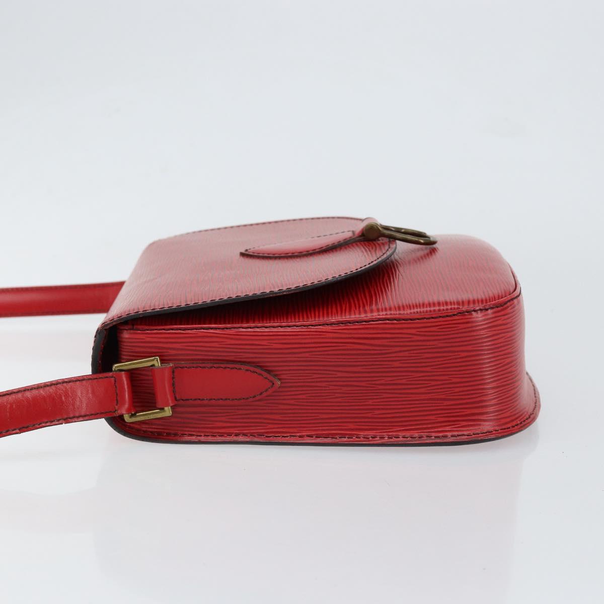 LOUIS VUITTON Epi Saint Cloud GM Shoulder Bag Red M52197 LV Auth ep11726 image 4