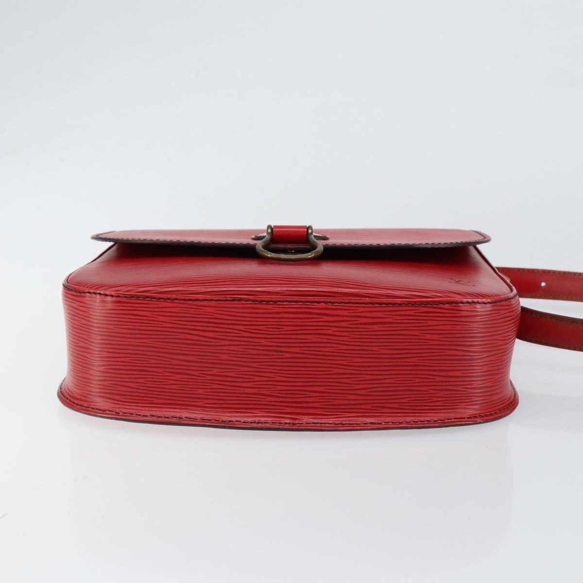 LOUIS VUITTON Epi Saint Cloud GM Shoulder Bag Red M52197 LV Auth ep11726 image 5