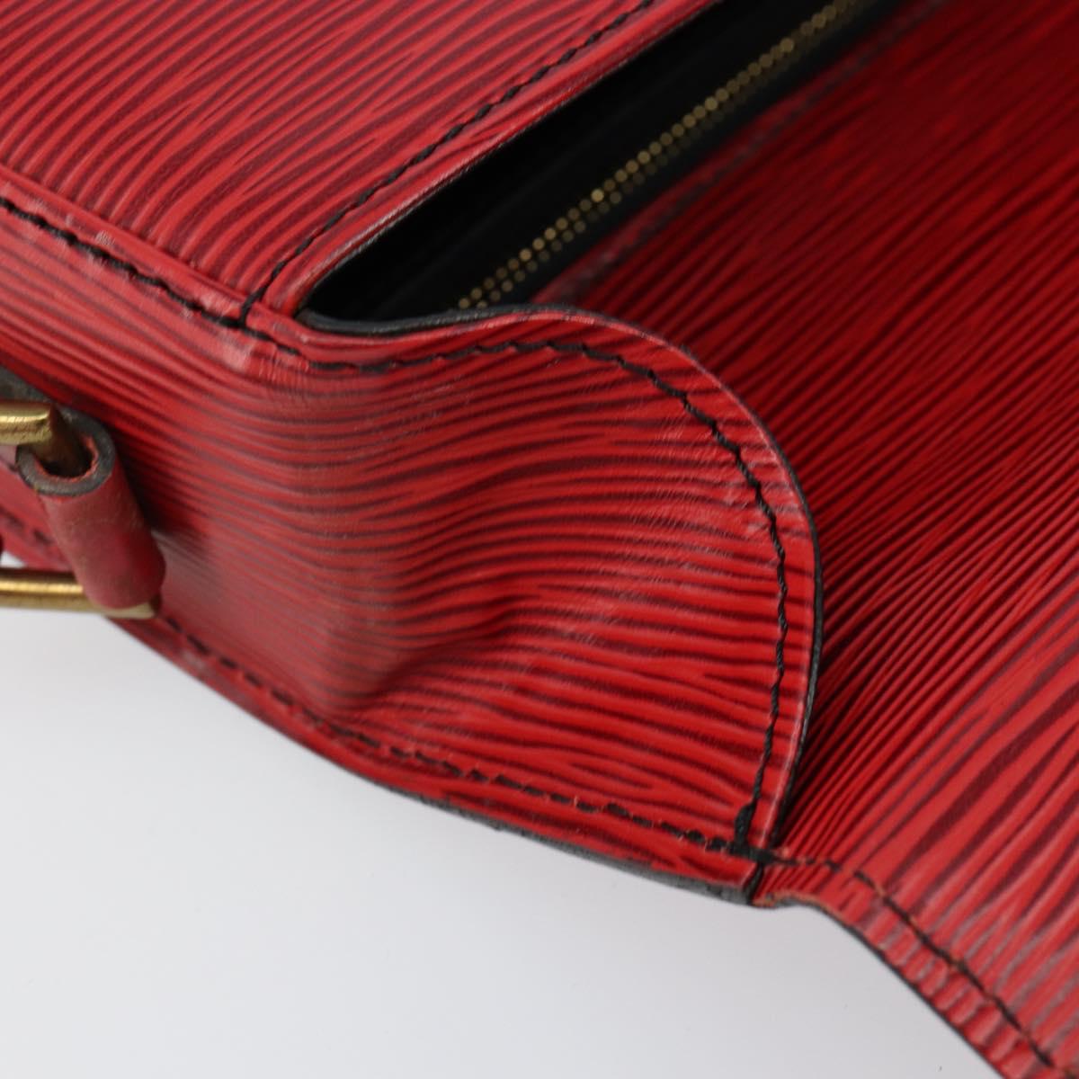 LOUIS VUITTON Epi Saint Cloud GM Shoulder Bag Red M52197 LV Auth ep11726 image 9