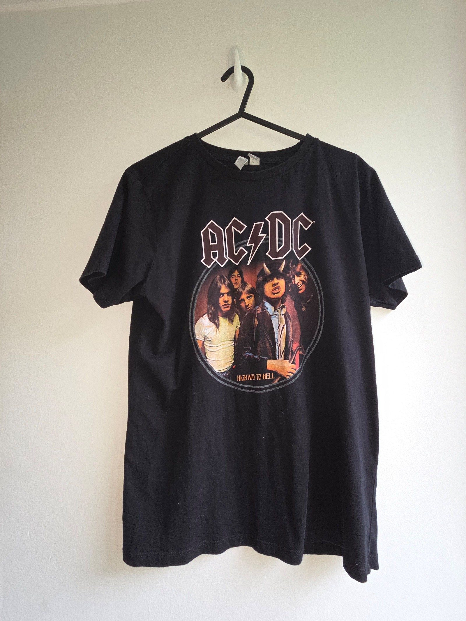 AC/DC Black Highway to Hell Band T-Shirt Large