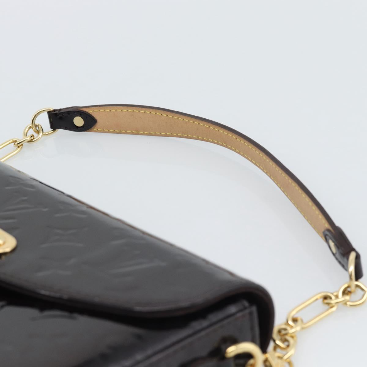LOUIS VUITTON Monogram Vernis Rodeo Drive Bag Amarante M93598 LV Auth ep15145V image 8