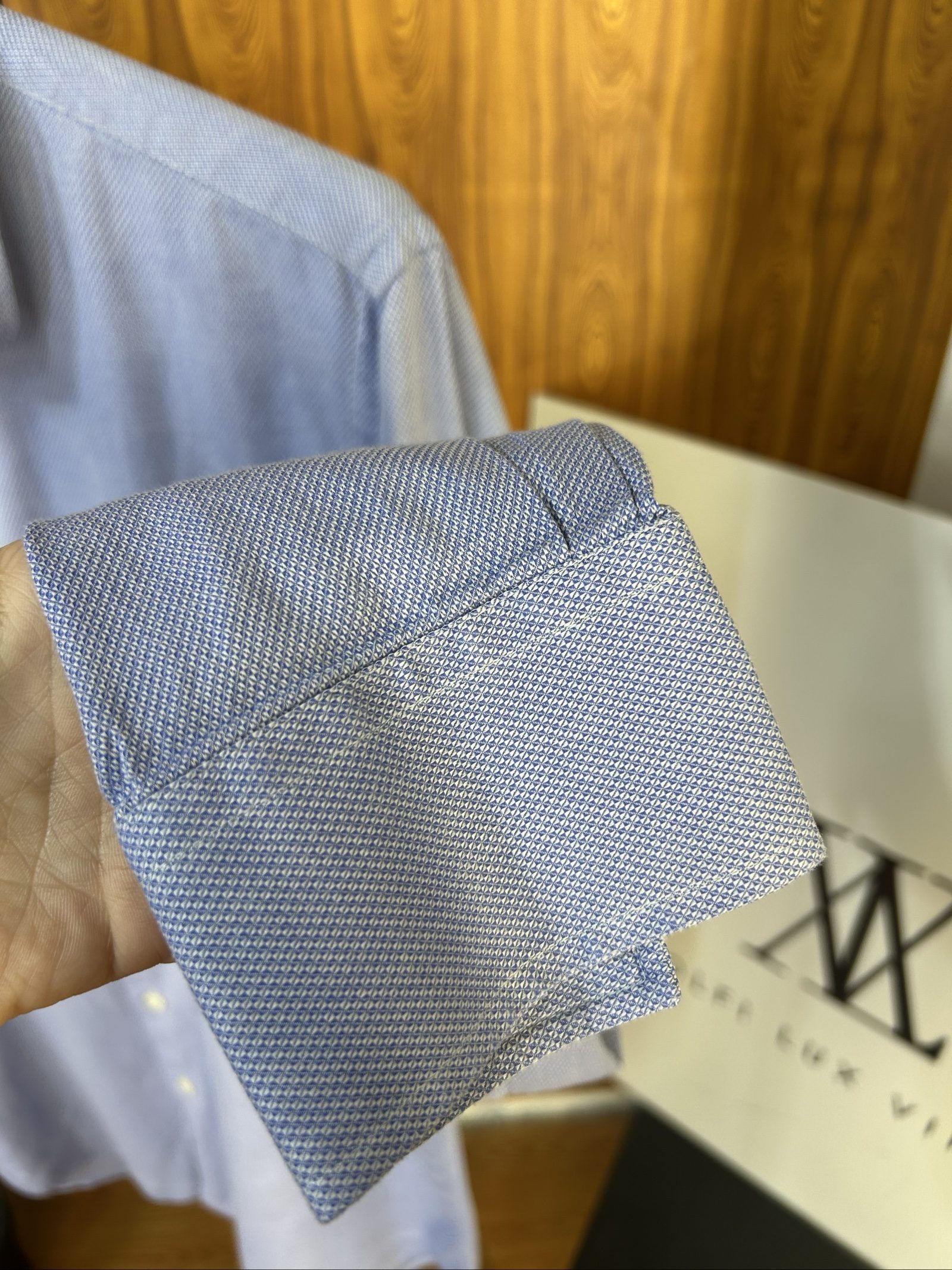 Calvin Klein Slim Fit Camicia Uomo Celeste 42/16½ image 6
