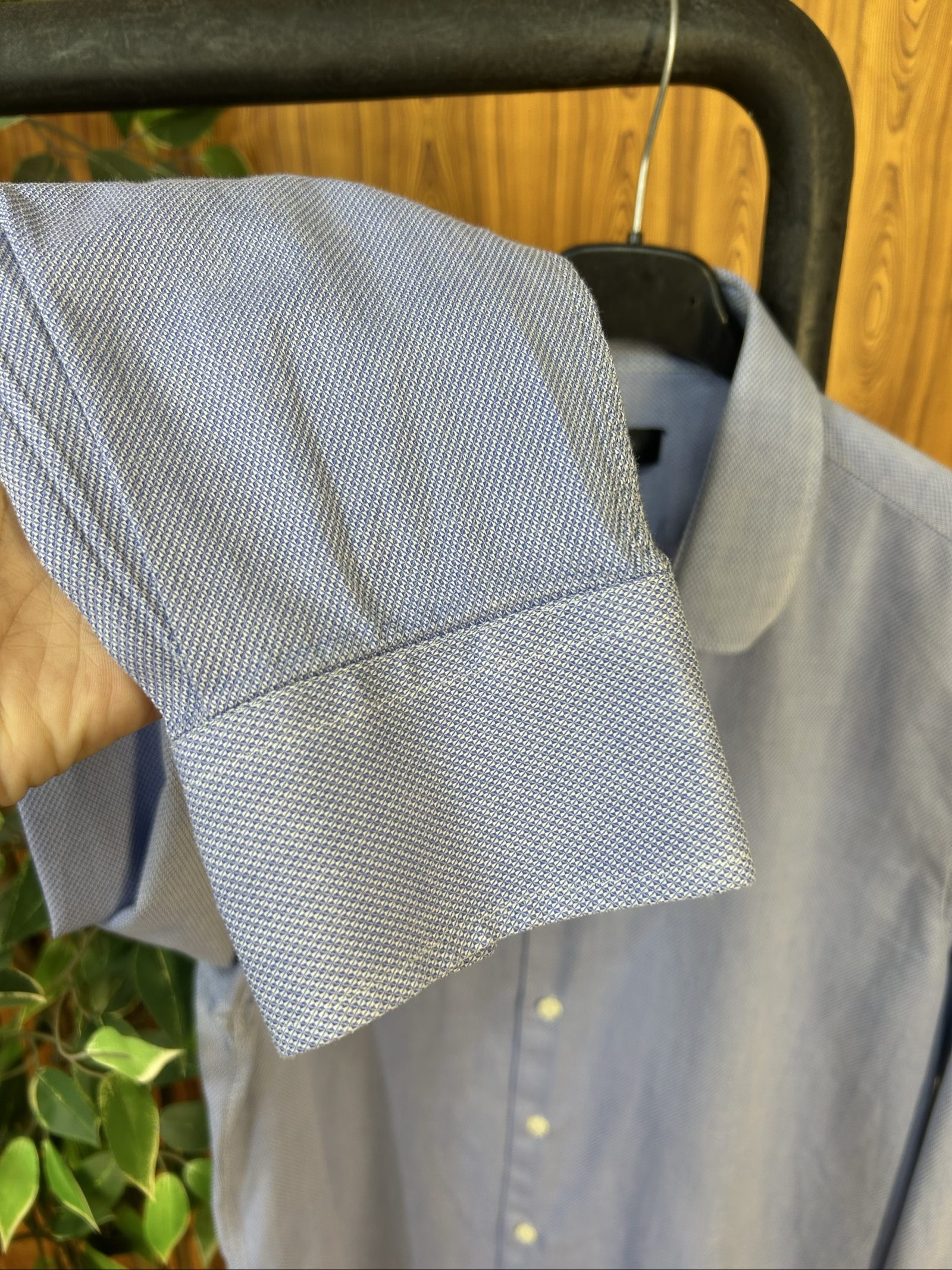 Calvin Klein Slim Fit Camicia Uomo Celeste 42/16½ image 5