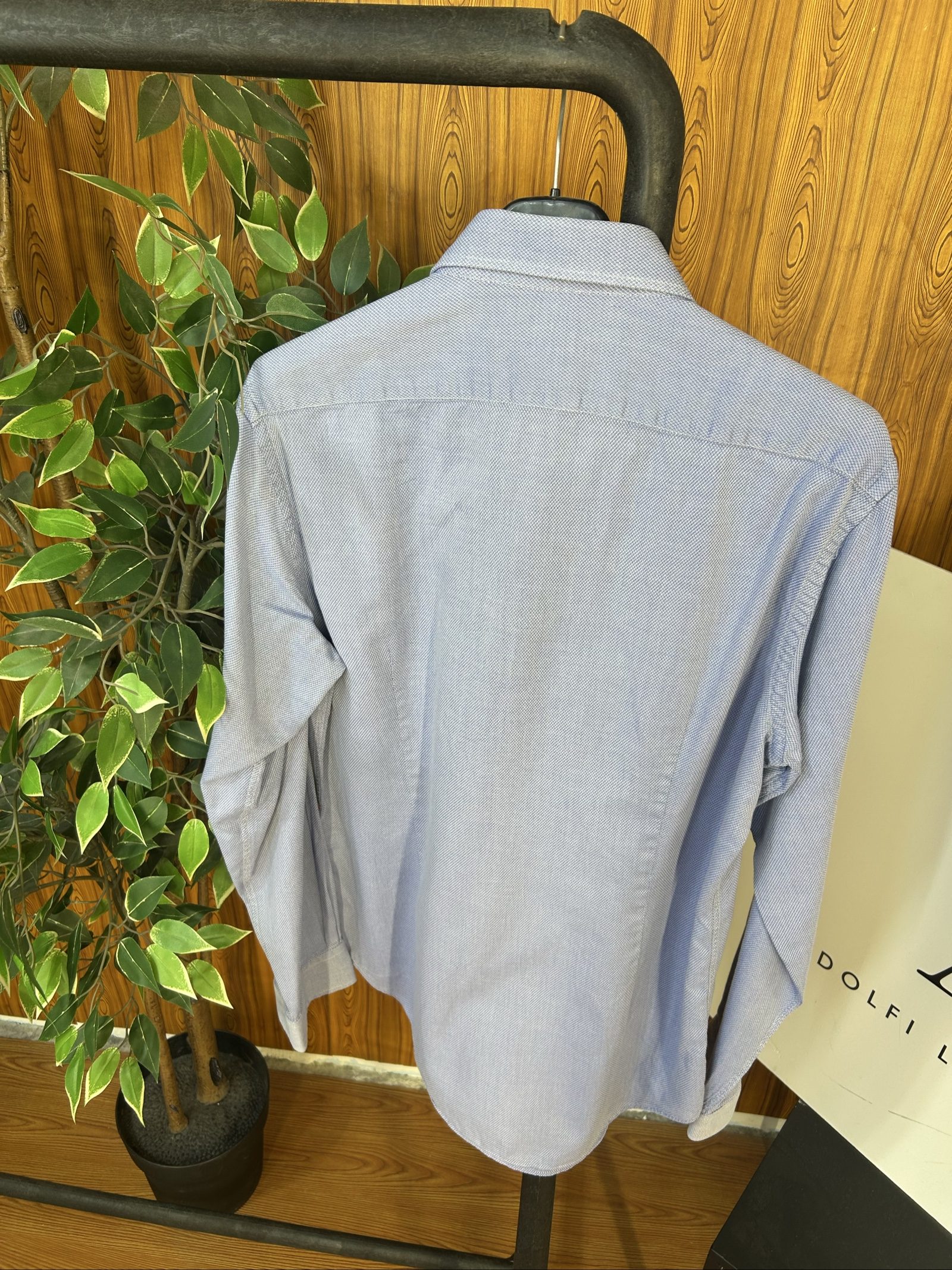 Calvin Klein Slim Fit Camicia Uomo Celeste 42/16½ image 7