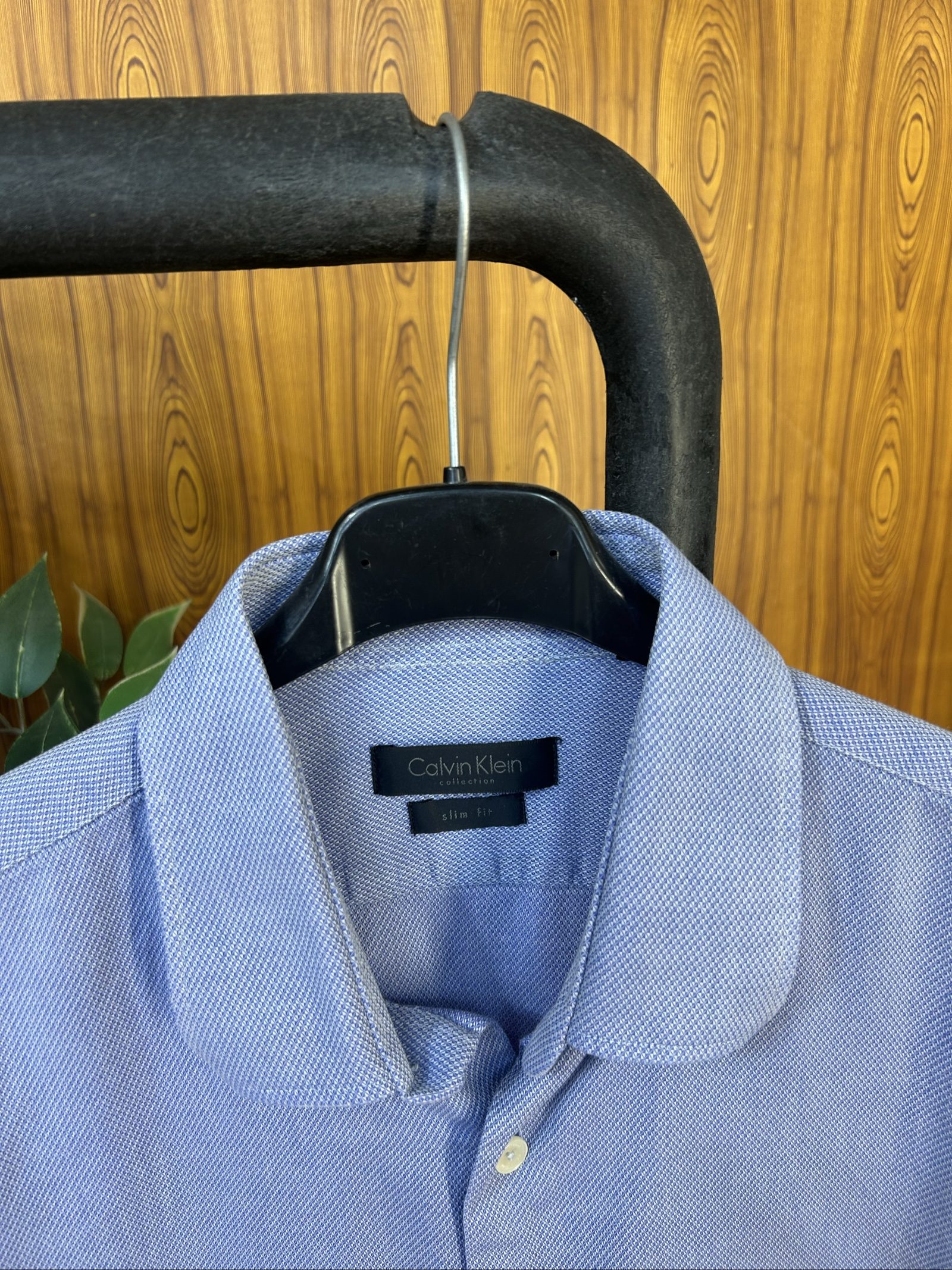 Calvin Klein Slim Fit Camicia Uomo Celeste 42/16½ image 2