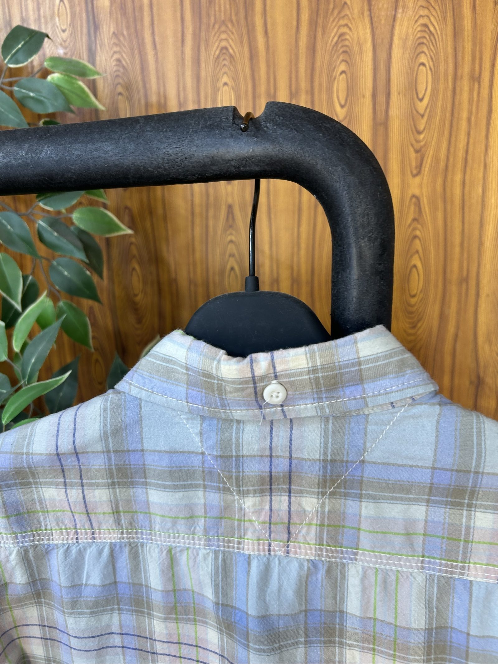 Hilfiger Denim Camicia a Quadri Azzurro Beige M Cotone Uomo image 6