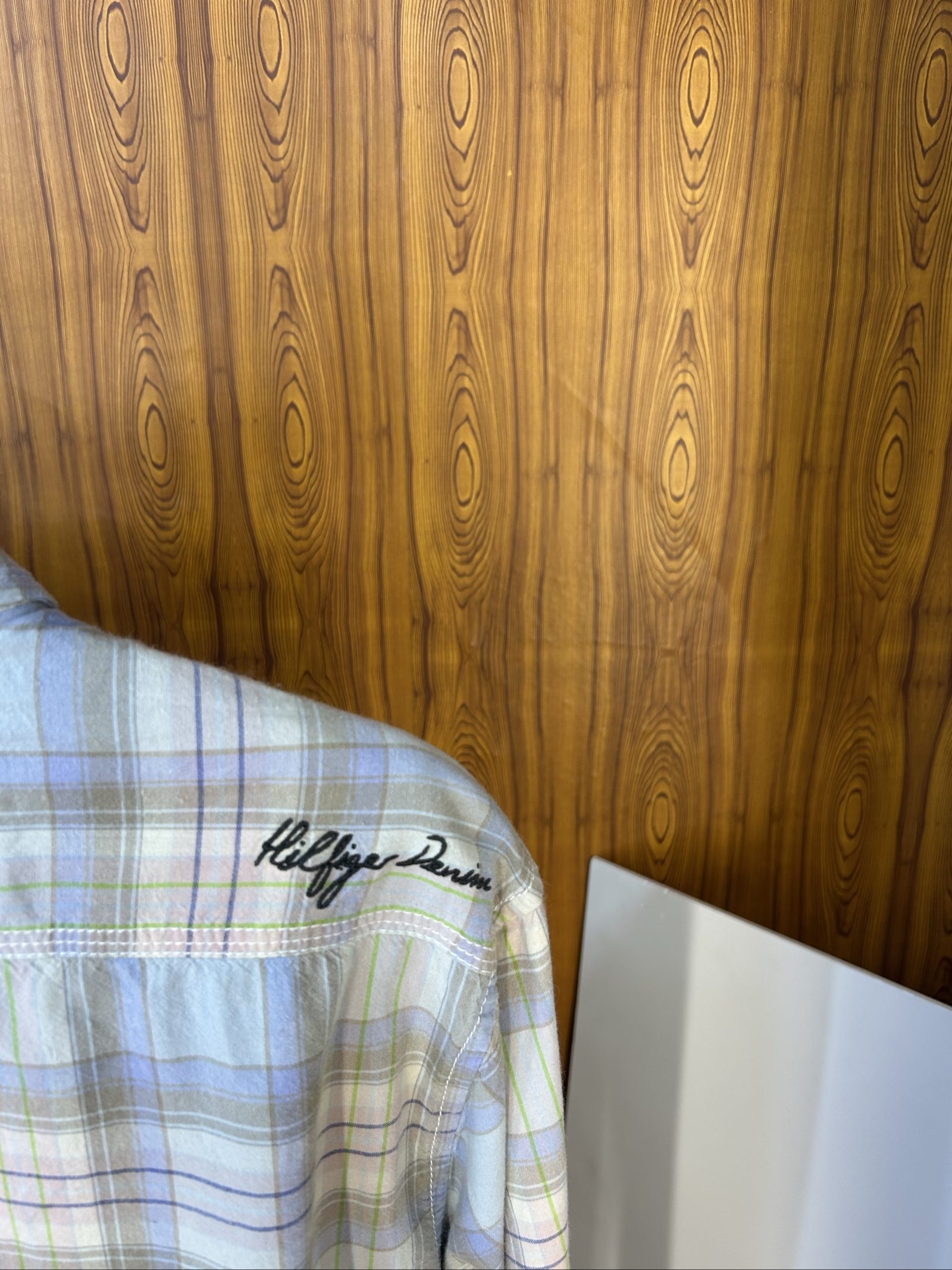 Hilfiger Denim Camicia a Quadri Azzurro Beige M Cotone Uomo image 5