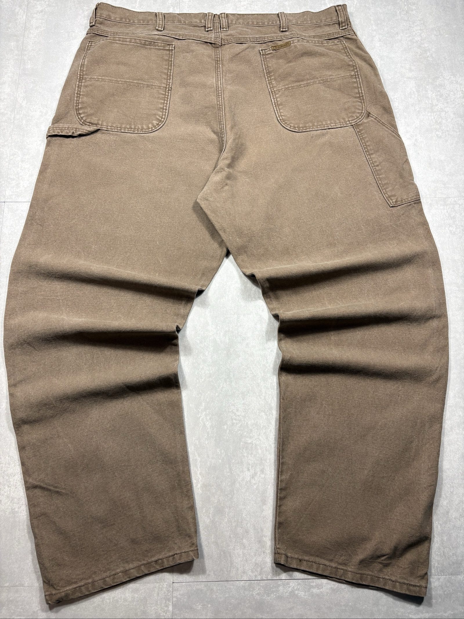 Schmidt Brown Relaxed Fit Carpenter Jeans W40
