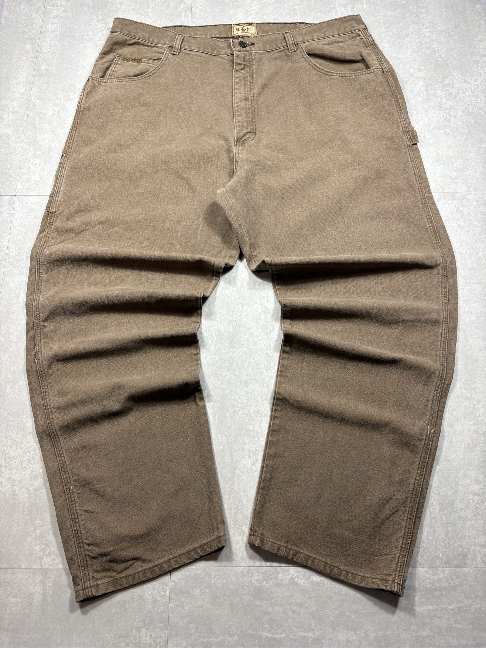 Schmidt Brown Relaxed Fit Carpenter Jeans W40 image 2