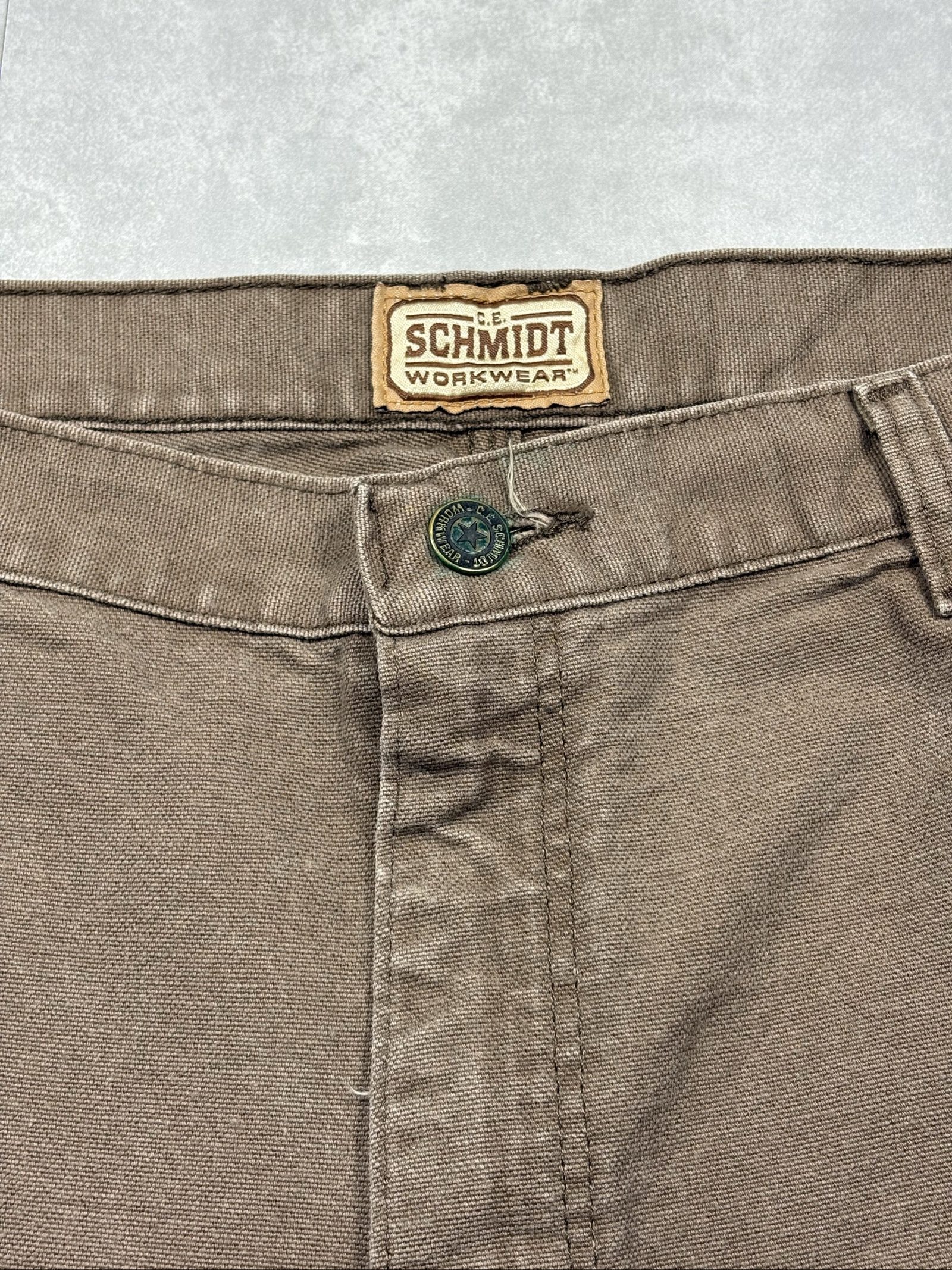 Schmidt Brown Relaxed Fit Carpenter Jeans W40 image 5