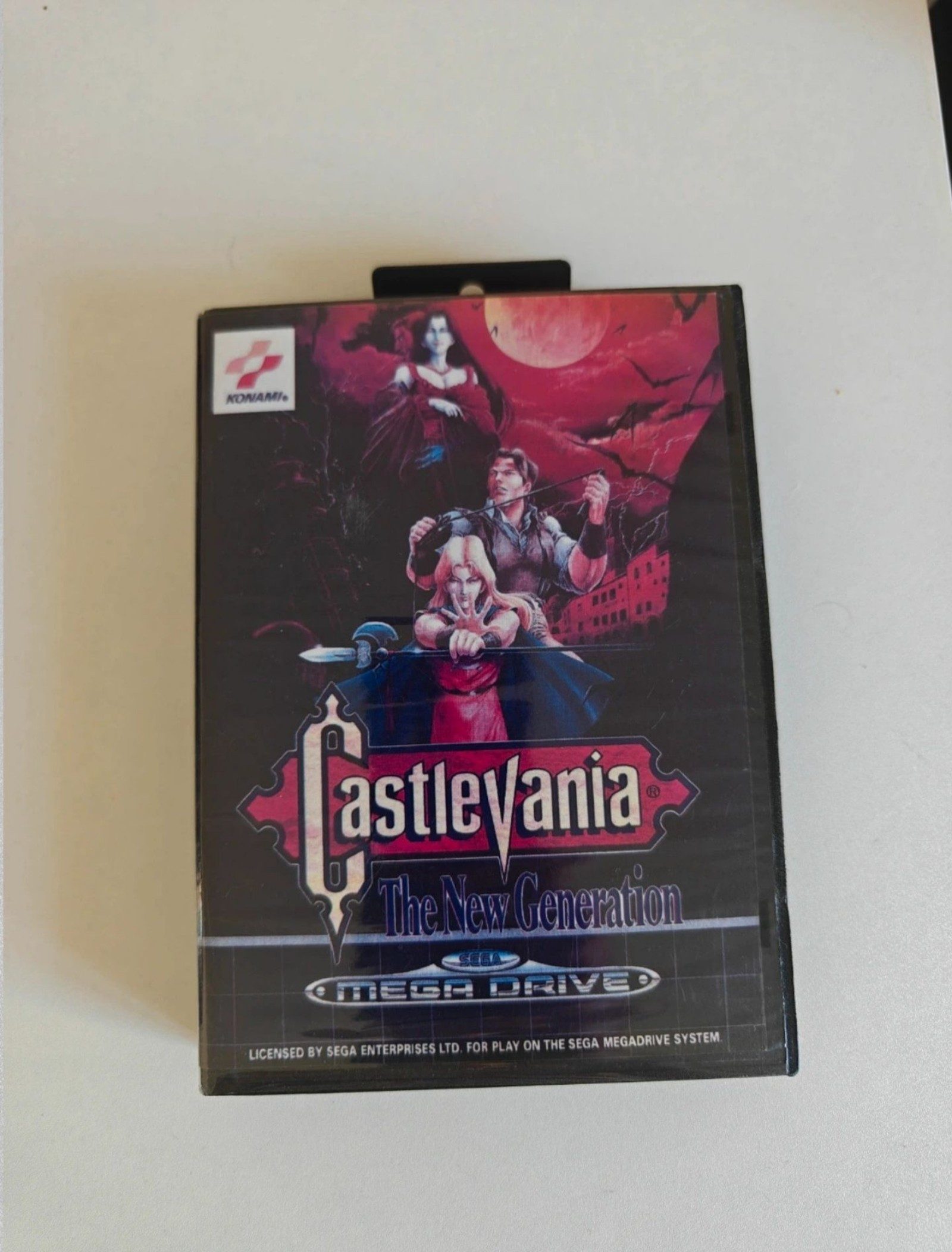 AtGames Black Sega Mega Drive Console with Controllers & Castlevania Game image 4