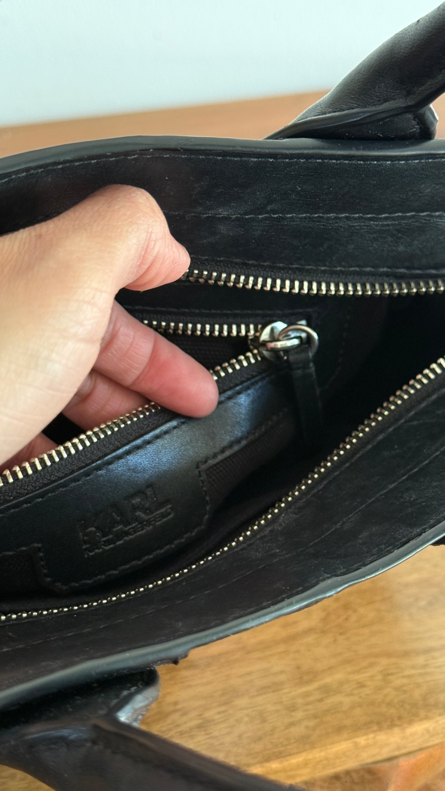 Sac à main Karl Lagerfeld python multicolore petit format image 10