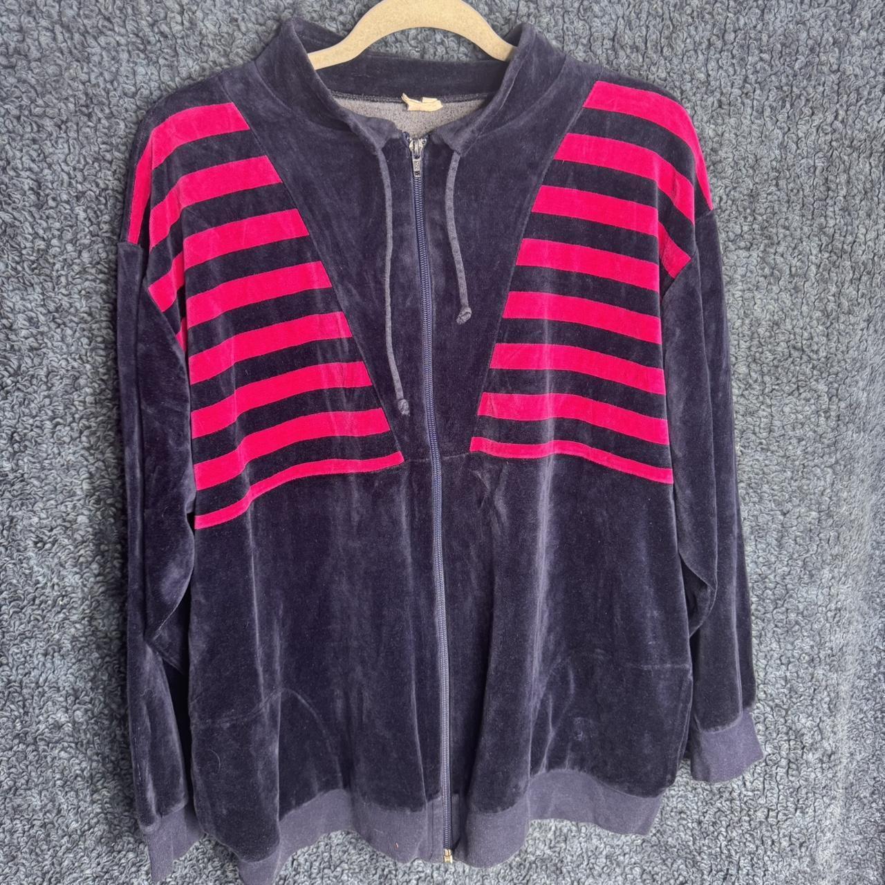 RARE 80s HERMANN VELOUR TRACKIE 🌈