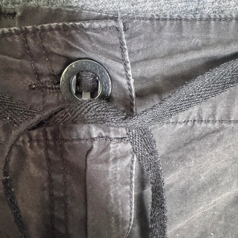 Dorothy Perkins Grey Utility Cargo Skirt Drawstring Cotton UK 16 image 3
