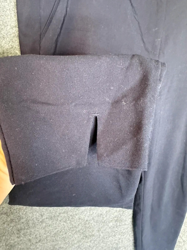 Et Vous Matalan Navy Blue Ankle Split Trousers UK 16 Stretch Smart Office image 5