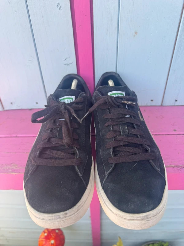 Puma Court Star FS Men's Black Suede Trainers UK 8.5 EUR 42.5