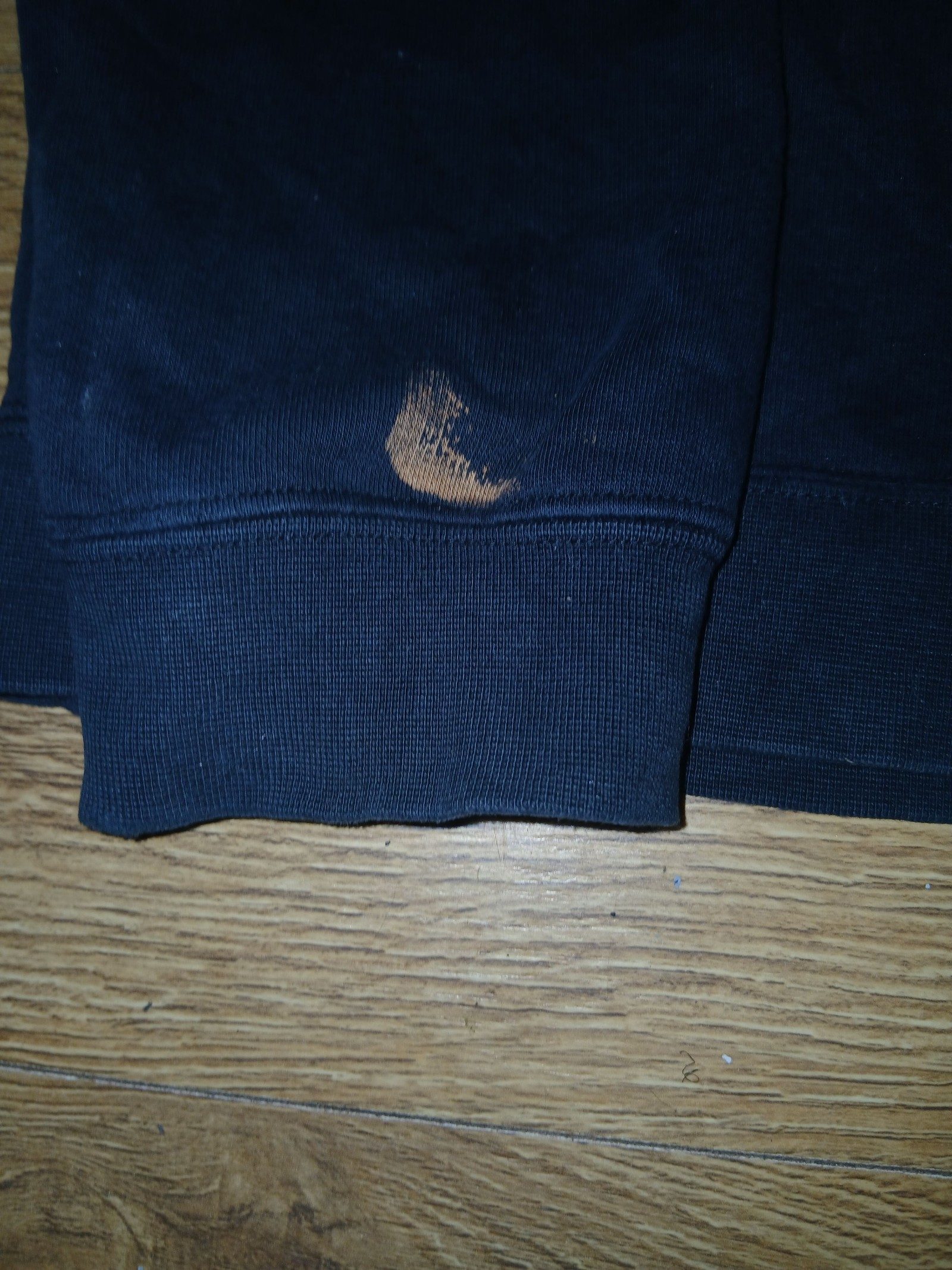Nike Black Swoosh Logo Sweatshirt Medium Cotton Blend image 6