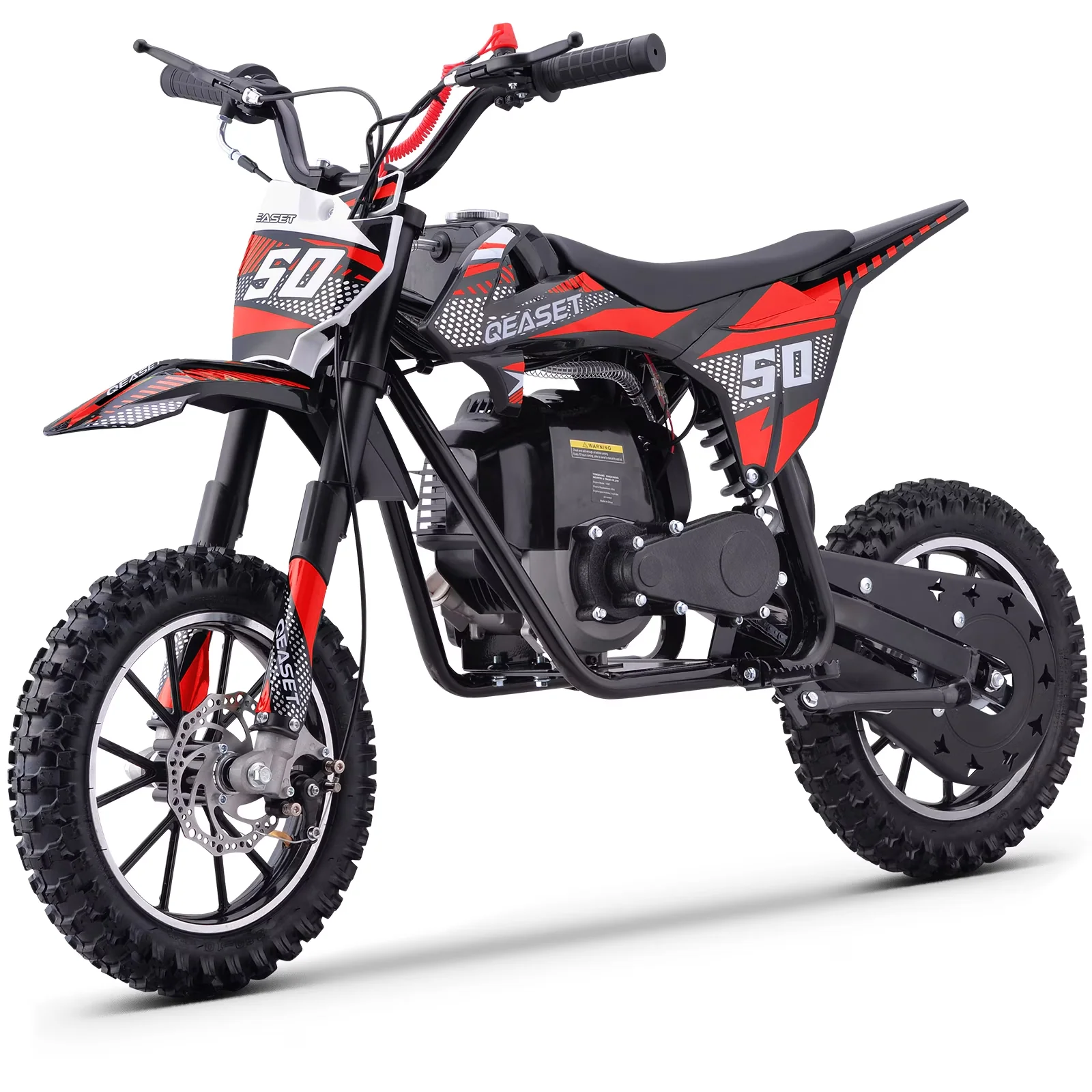 Geaset Red & Black Kids' 50cc 4-Stroke Dirt Bike 8+